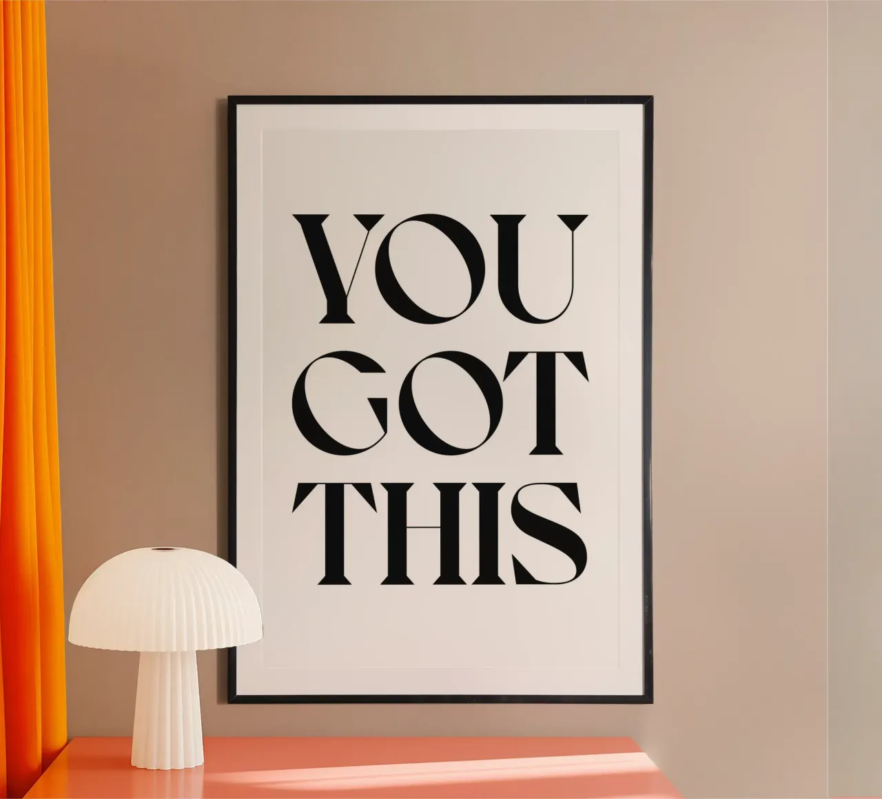 TU HAI PRESO QUESTO poster con telaio in plastica da n.4