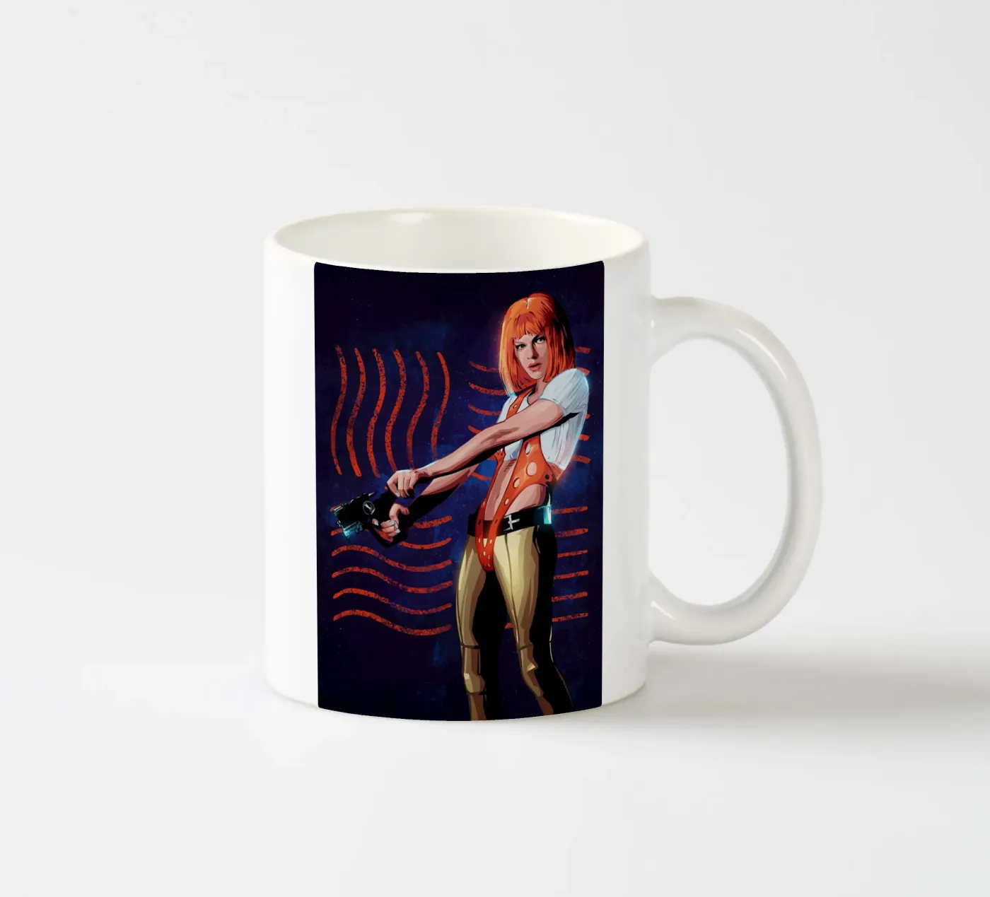 Leeloo ceramic mug by nabakumov