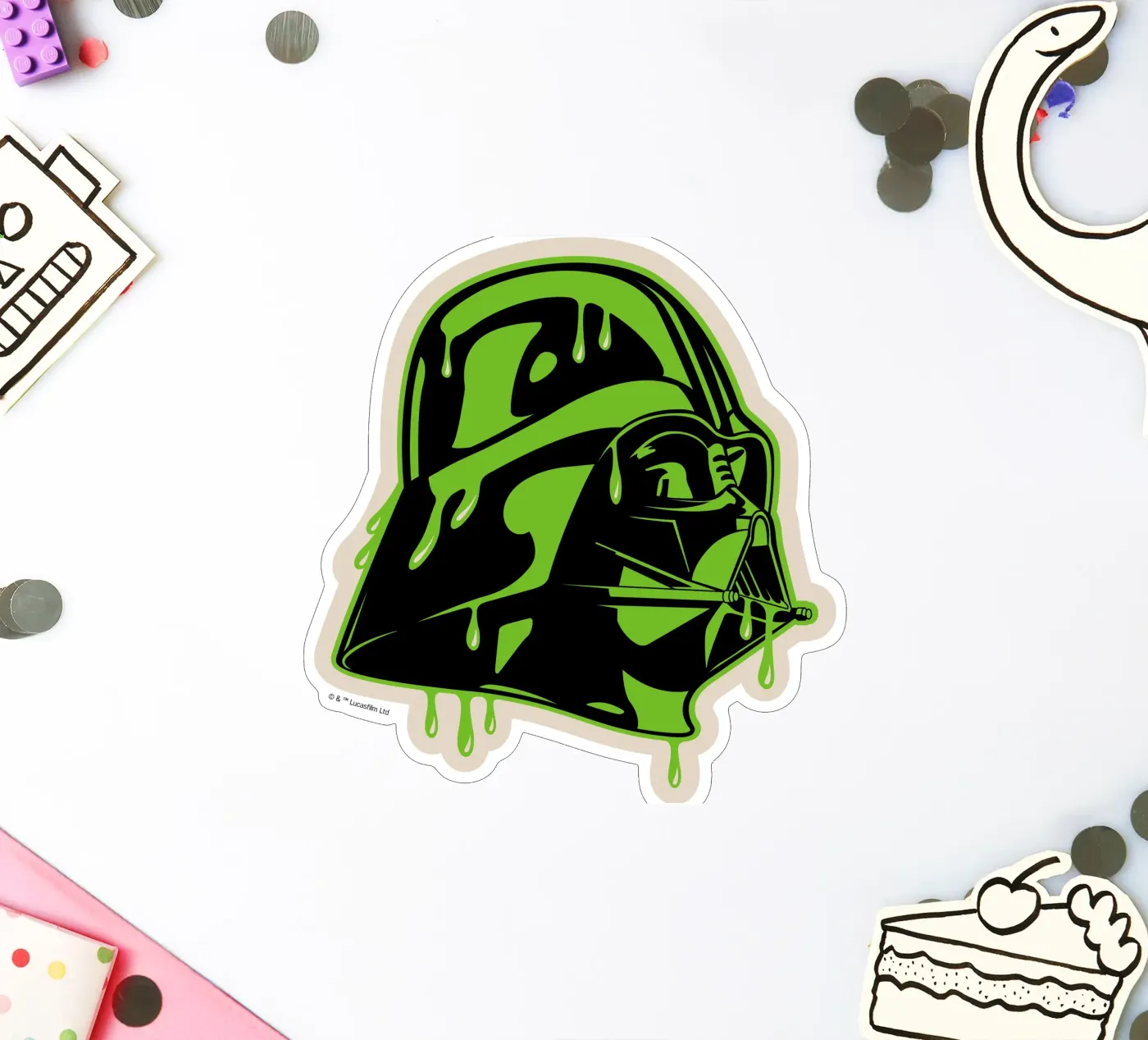 green Vader Sticker von Star Wars - Sticker Shop
