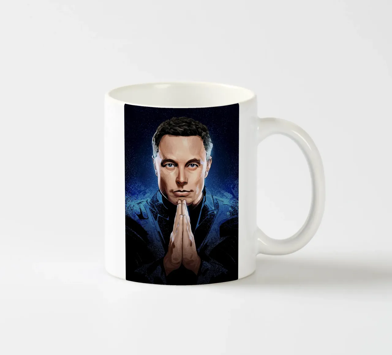 Elon Musk tazza in ceramica da nabakumov