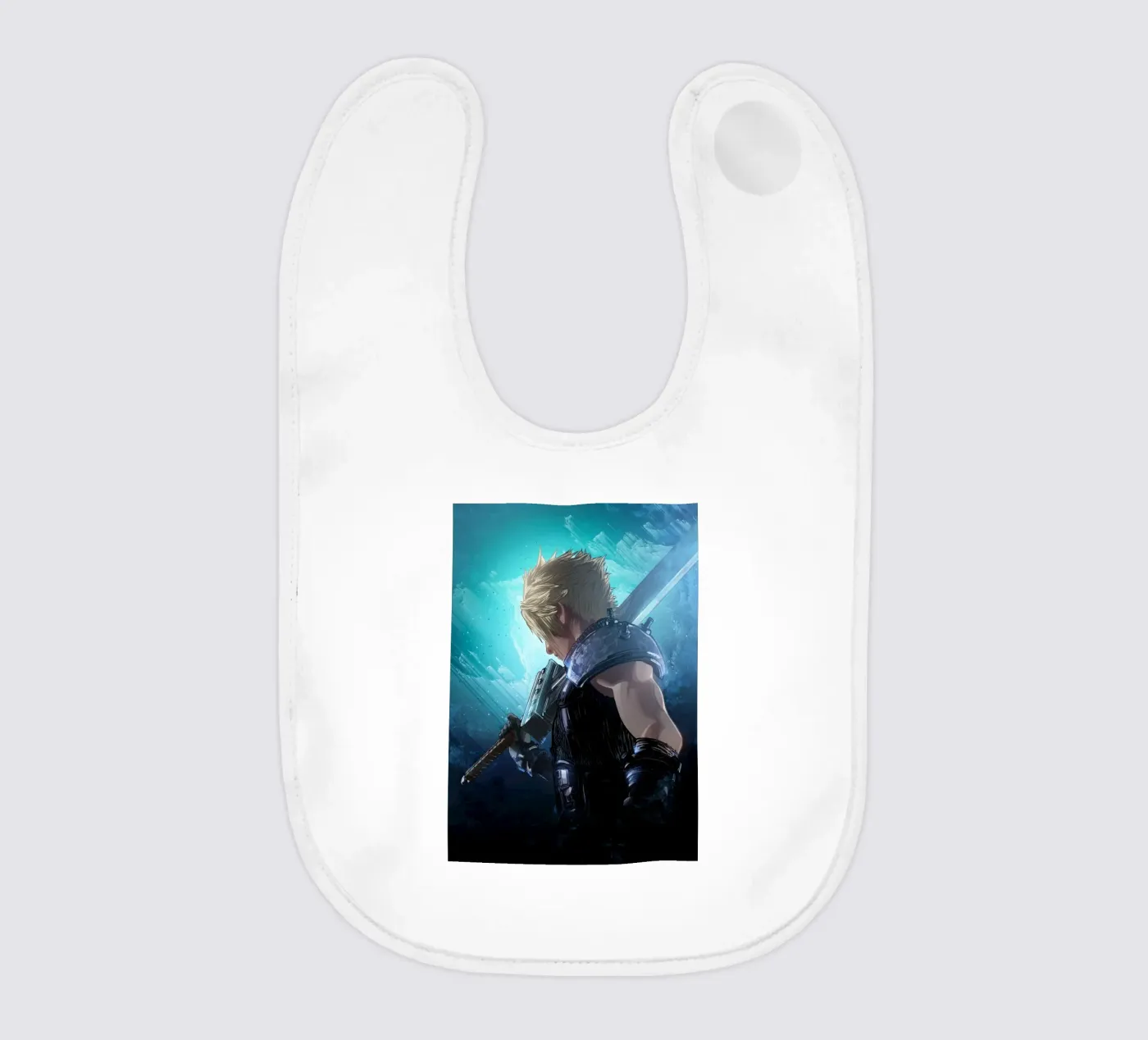 Cloud Strife baby bib by nabakumov