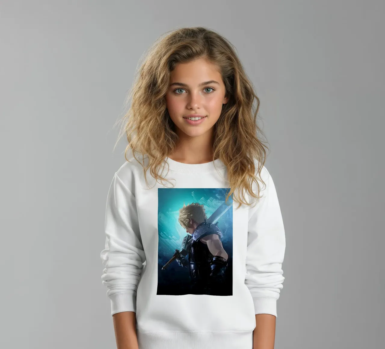 Cloud Strife felpa bambino da nabakumov
