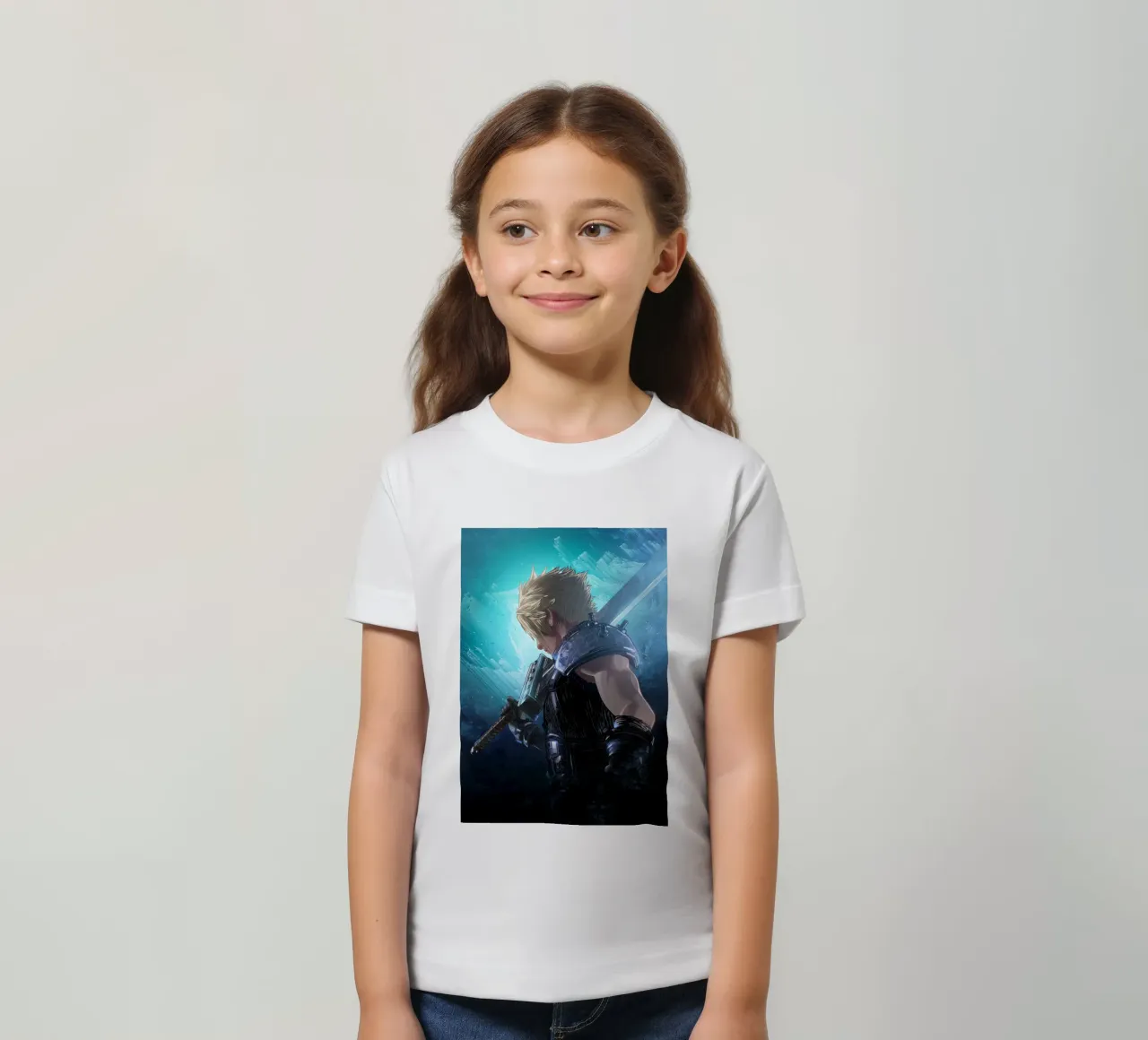 Cloud Strife t-shirt bambini da nabakumov