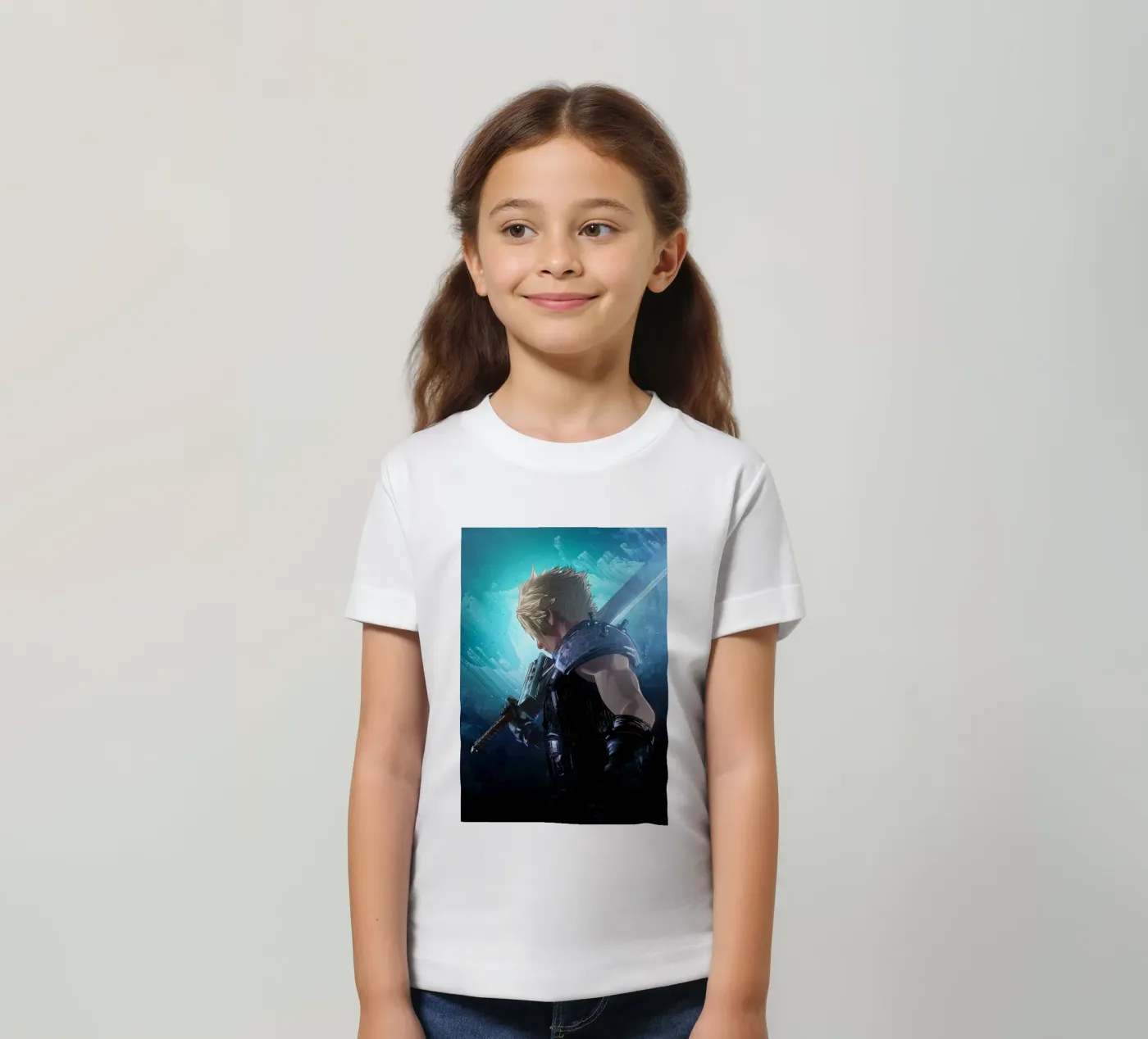 Cloud Strife t-shirt bambini da nabakumov