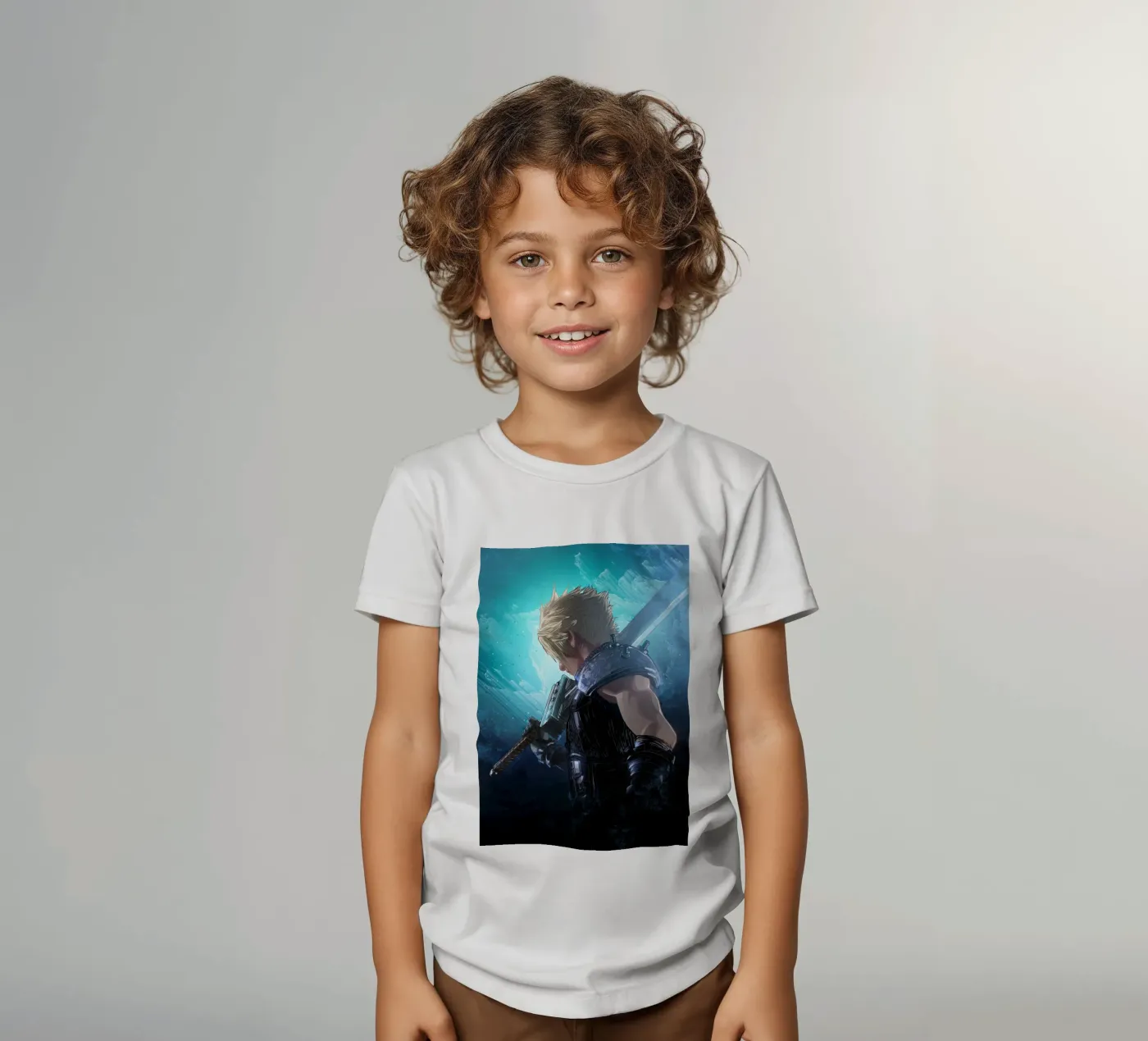 Cloud Strife kinder t-shirt van nabakumov