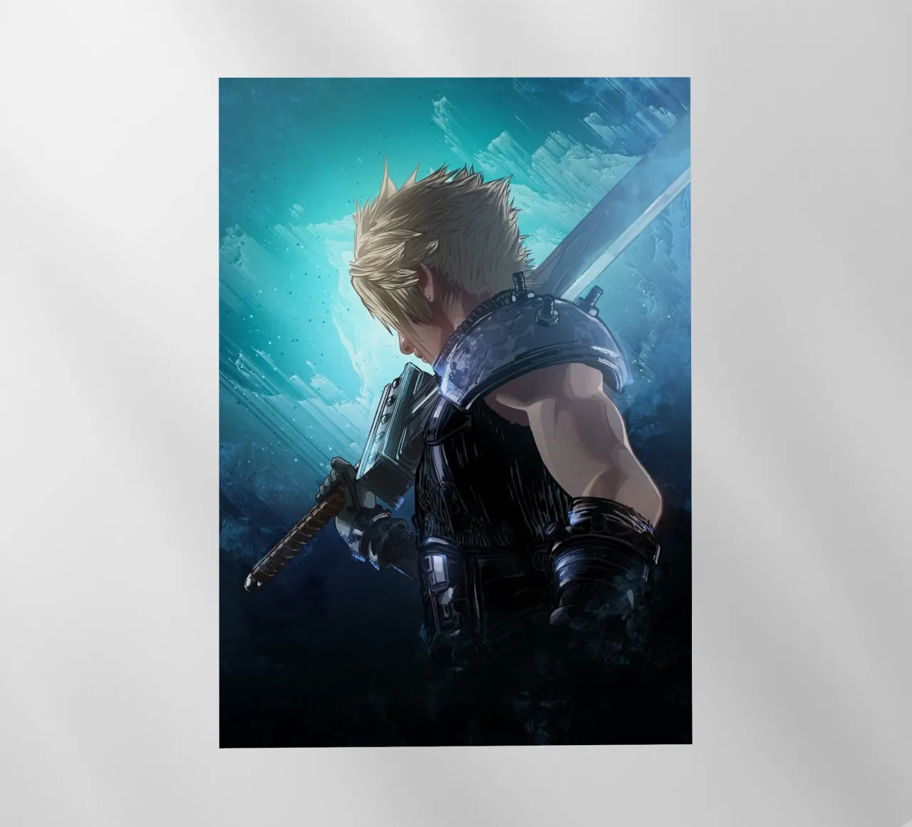 Cloud Strife pellicola backlit da nabakumov