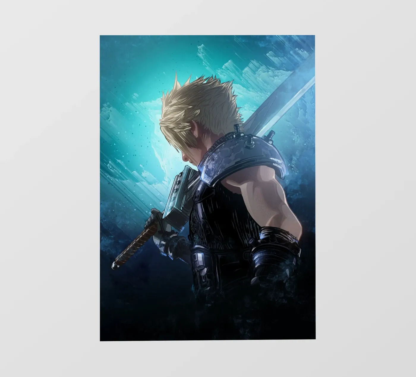 Cloud Strife fotobehang van nabakumov