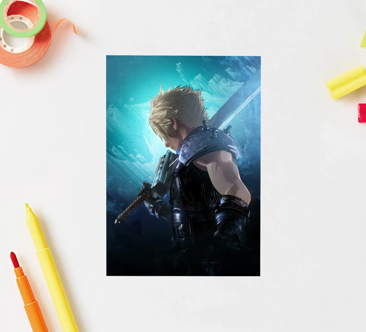 Cloud Strife sticker van nabakumov