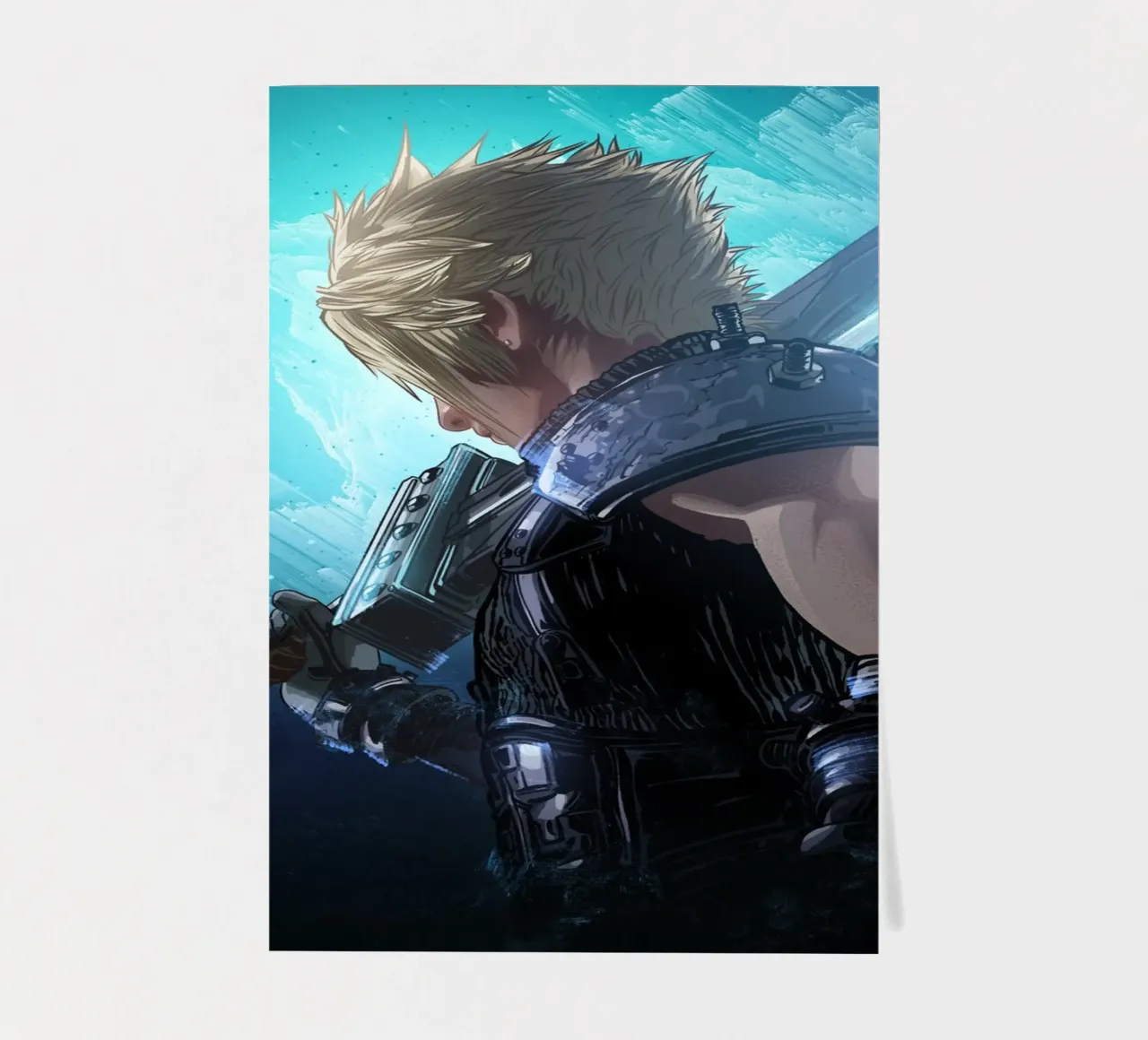 Cloud Strife sticker sheet by nabakumov