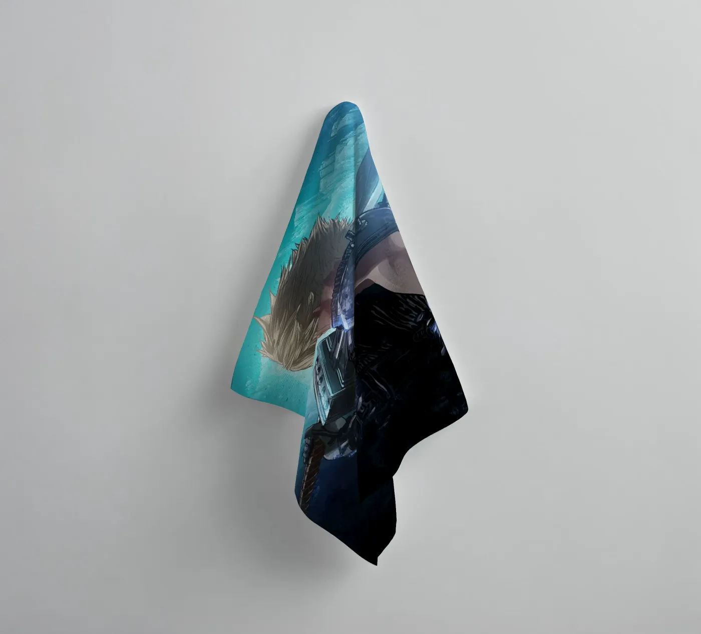 Cloud Strife towel by nabakumov