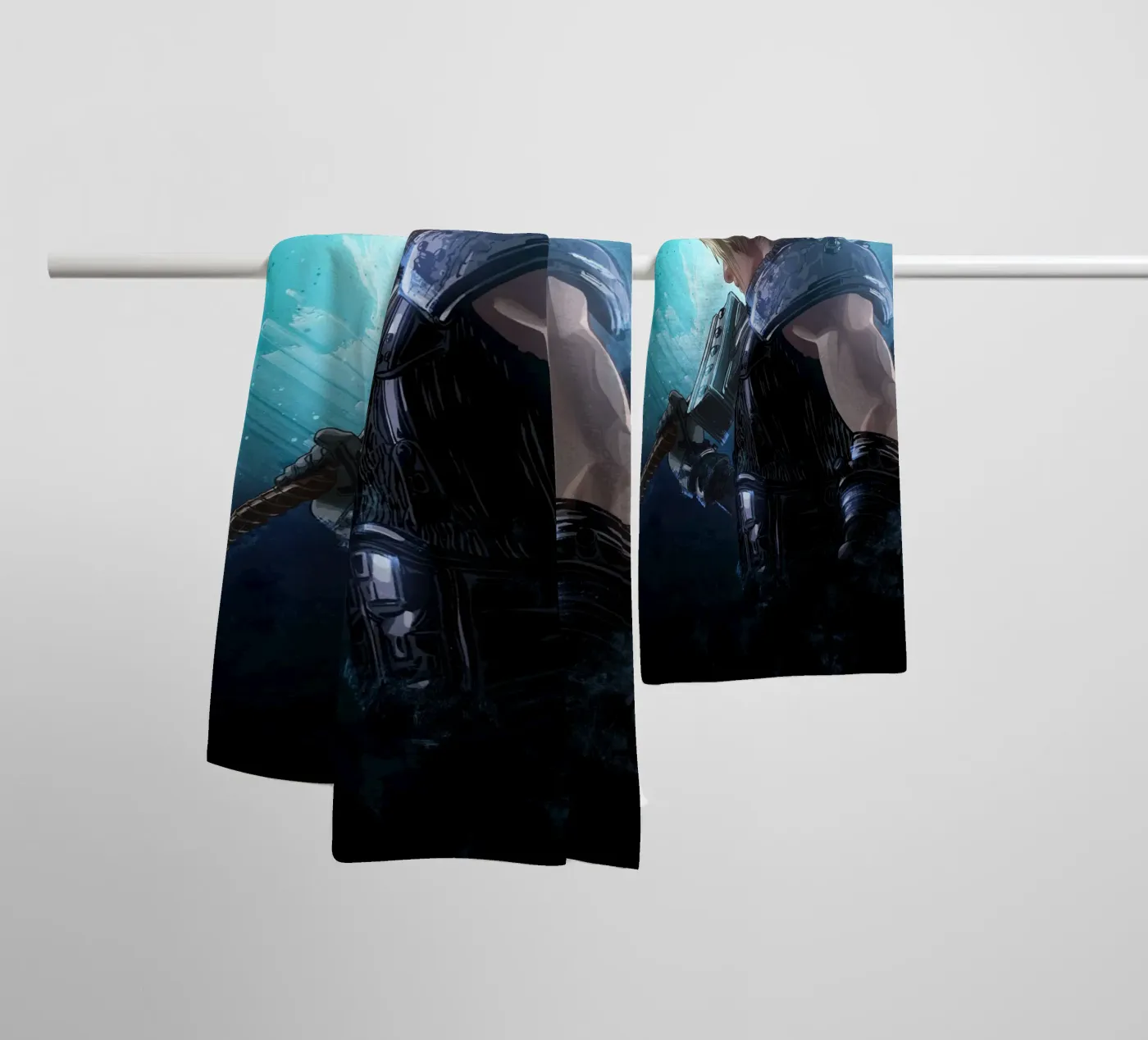 Cloud Strife towel by nabakumov