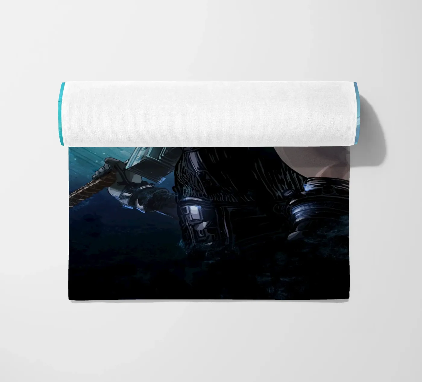 Cloud Strife beach towel by nabakumov