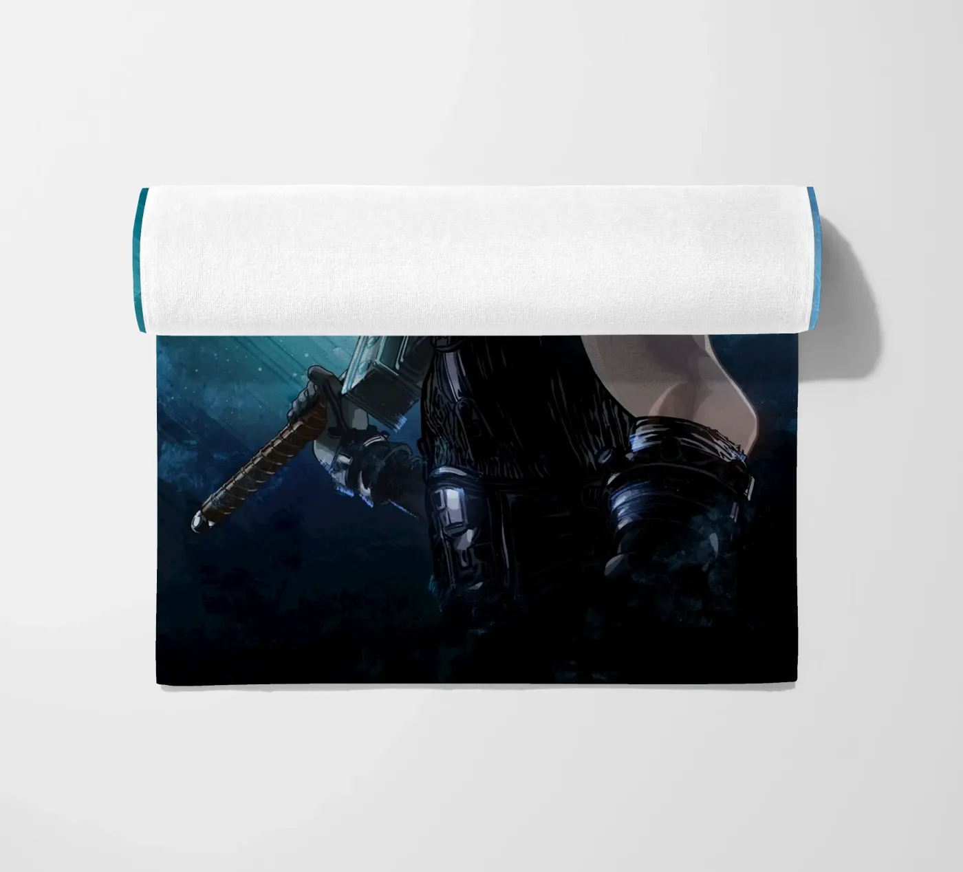 Cloud Strife beach towel by nabakumov