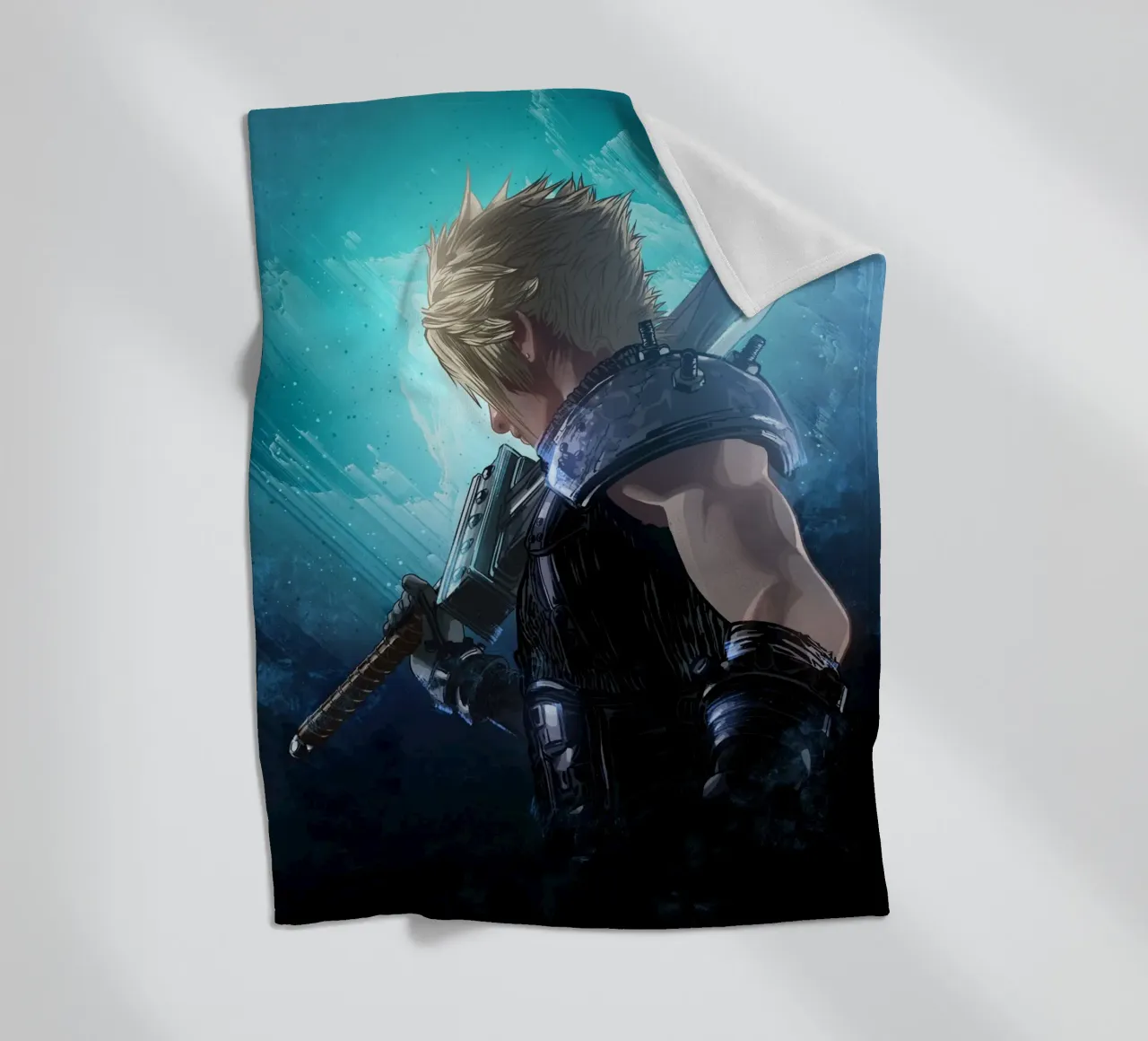Cloud Strife fleecedeken van nabakumov