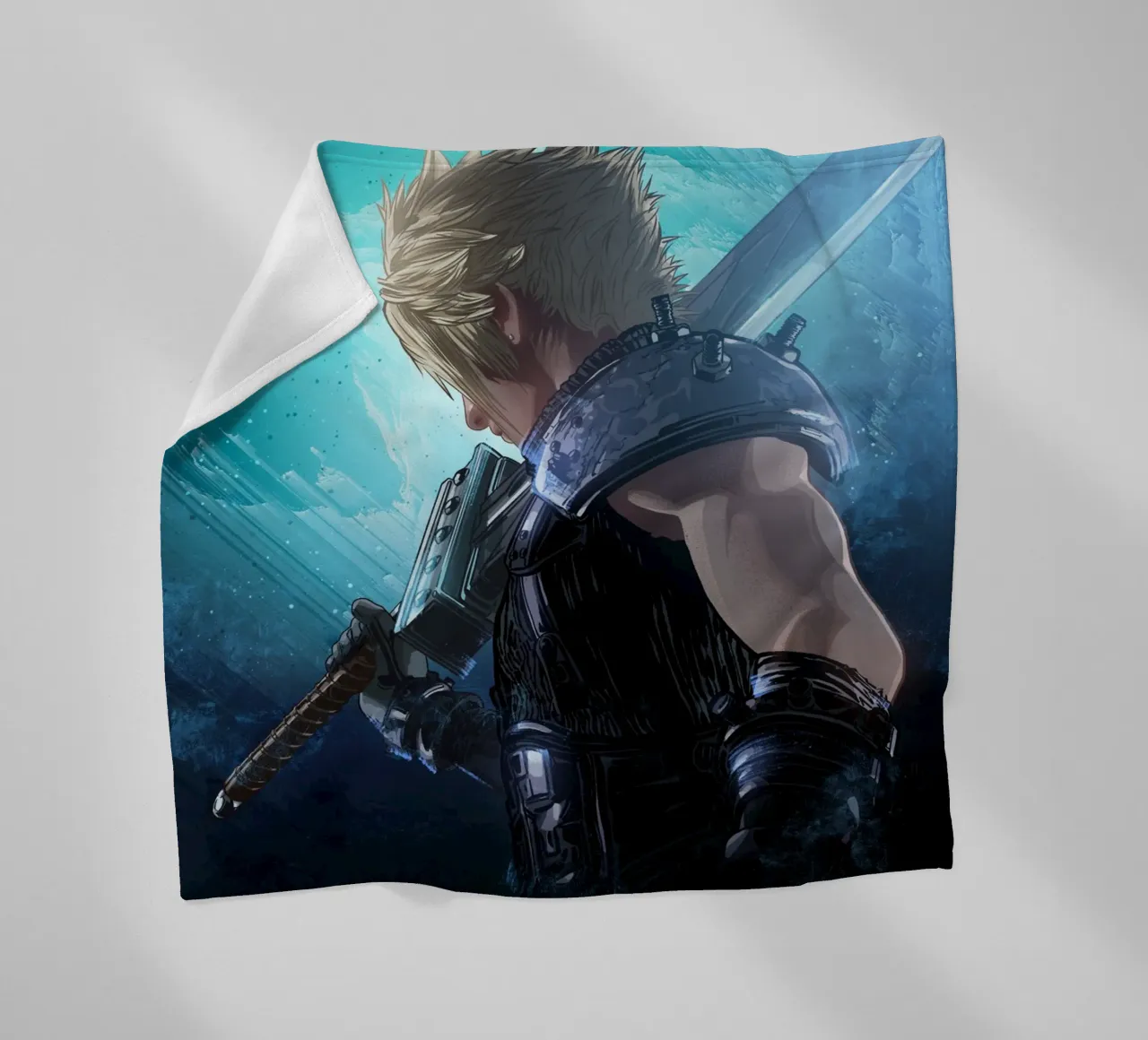 Cloud Strife coperta in pile da nabakumov