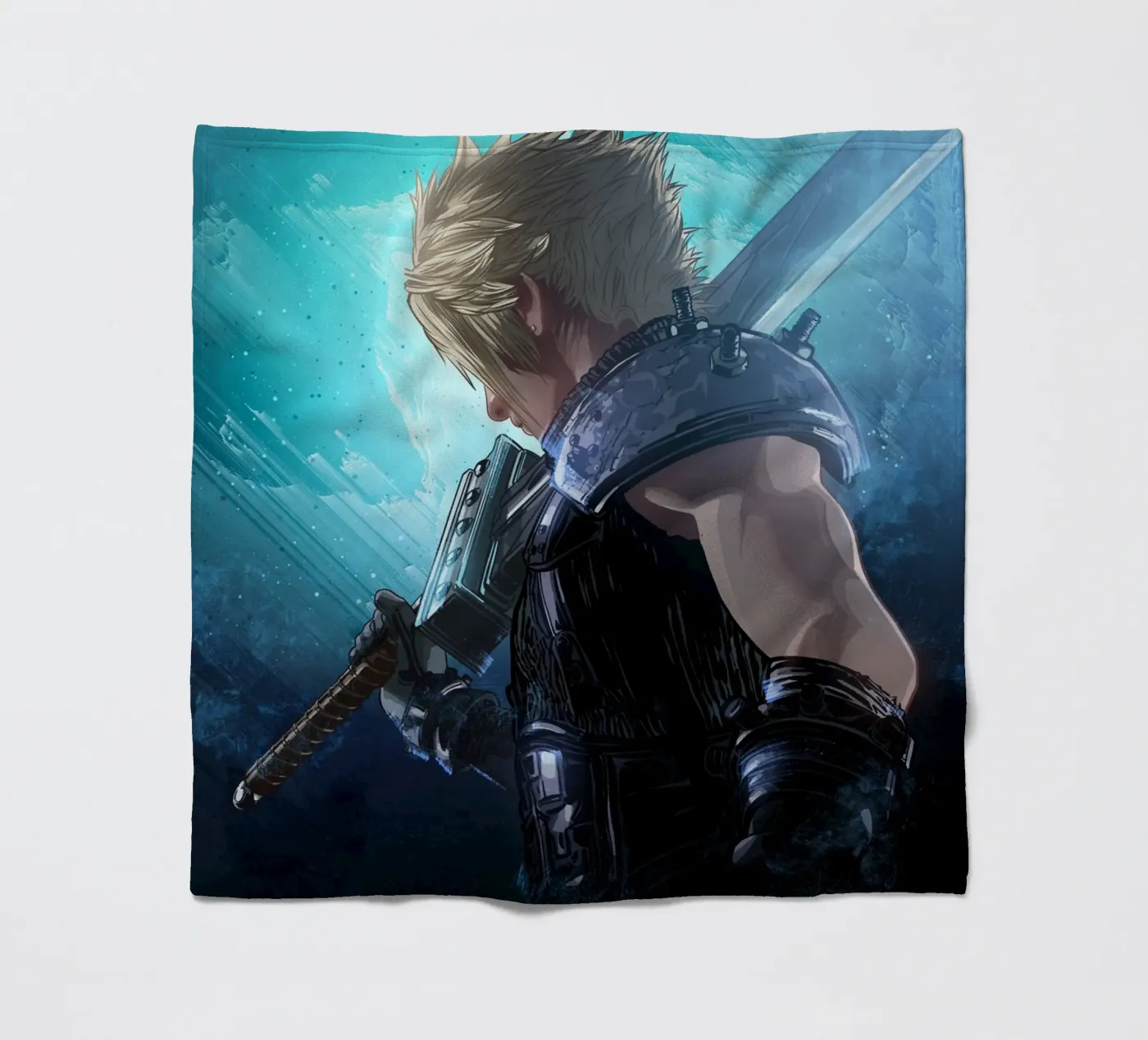 Cloud Strife fleecedeken van nabakumov