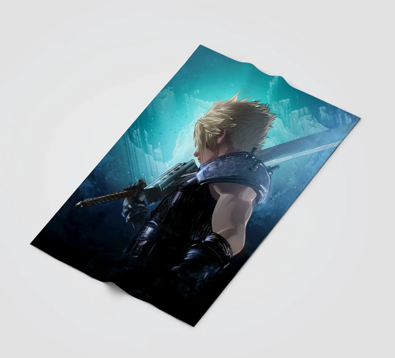 Cloud Strife fleecedeken van nabakumov