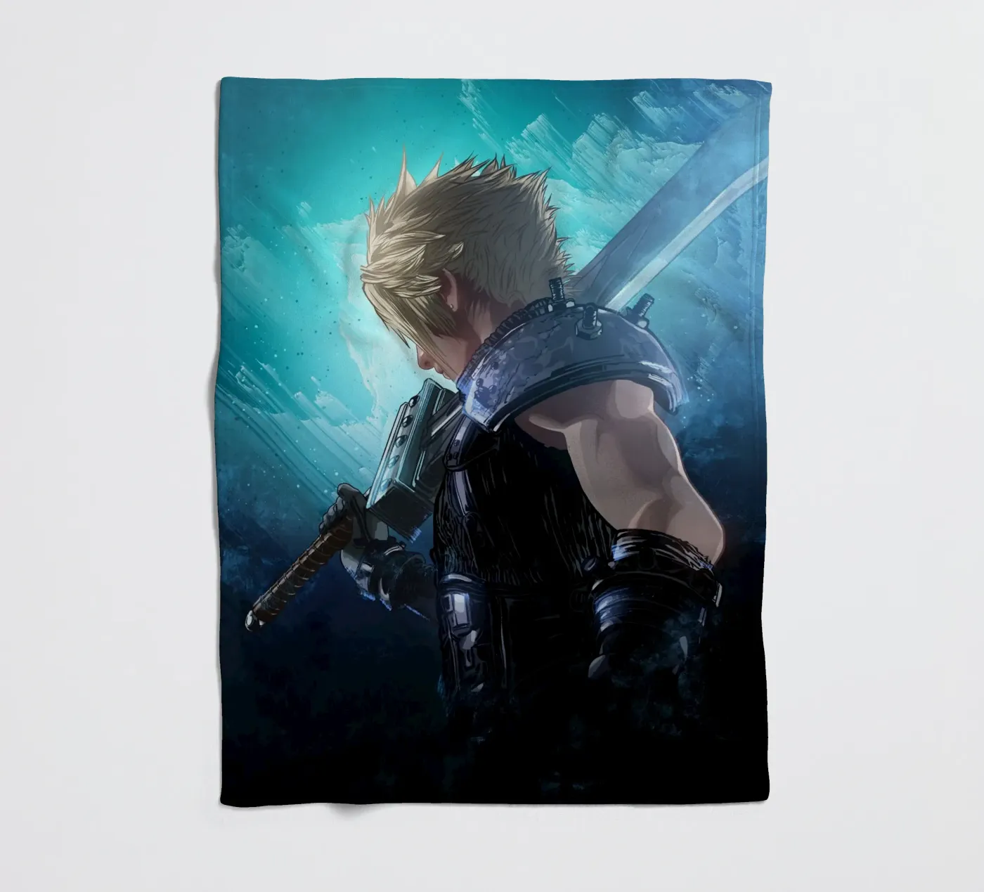 Cloud Strife fleecedeken van nabakumov