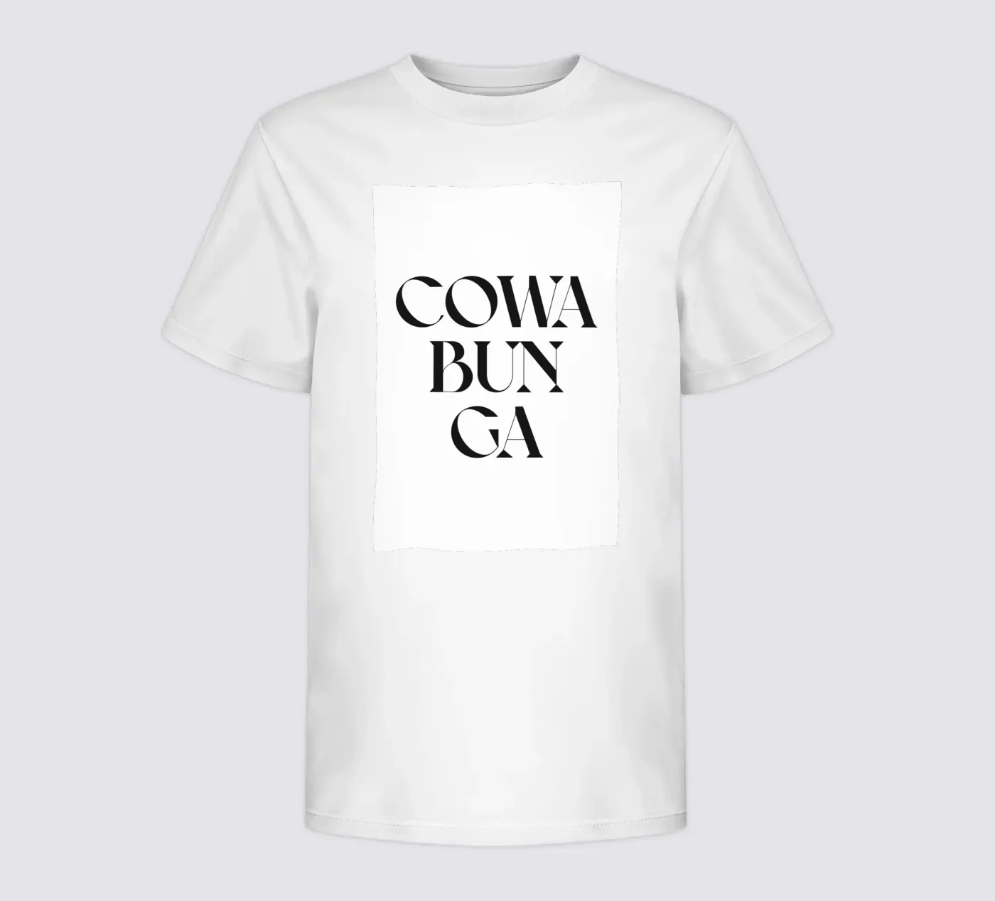COWABUNGA t-shirt bambini da n.4