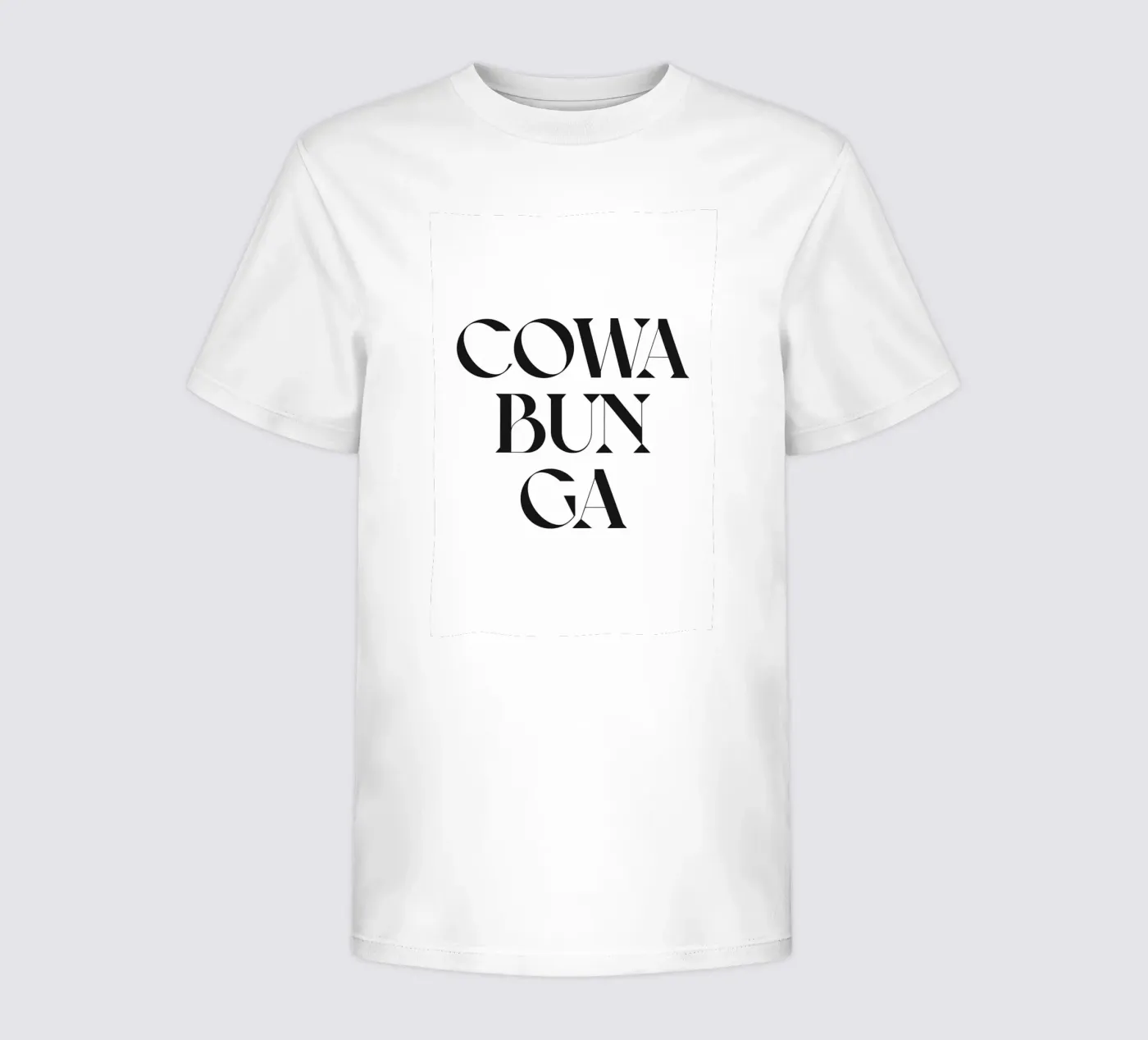 COWABUNGA t-shirt bambini da n.4