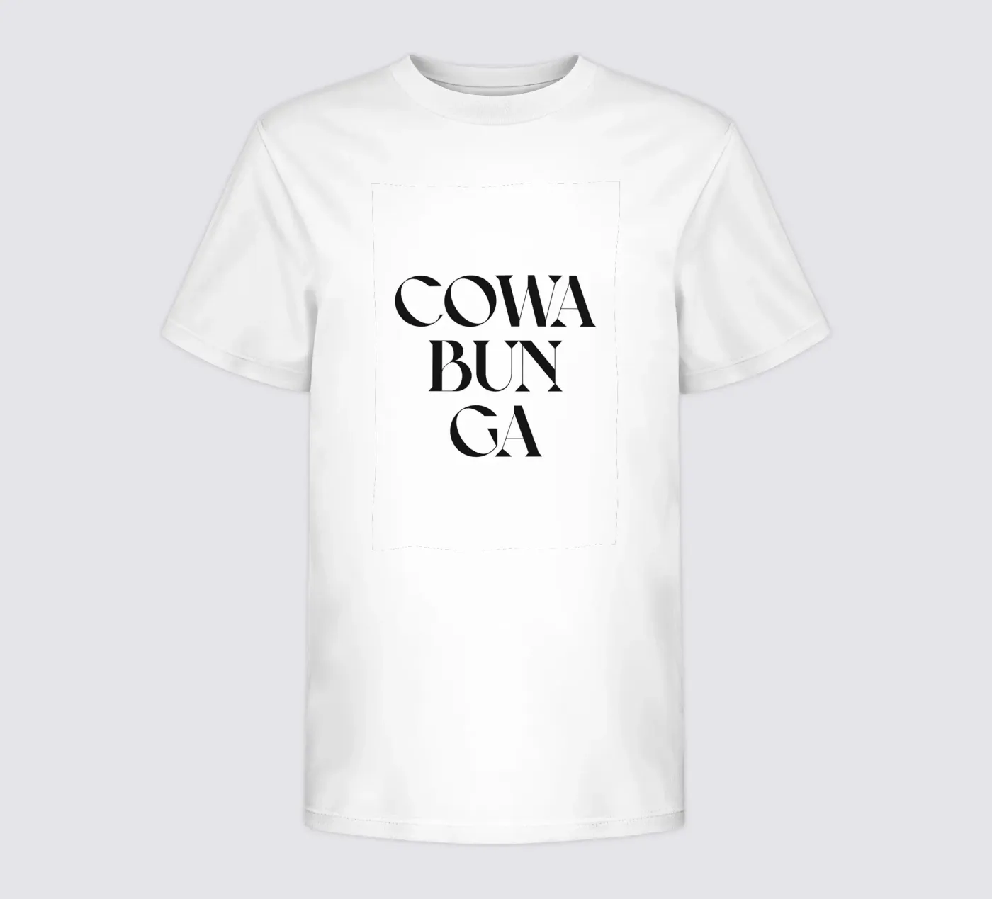 COWABUNGA t-shirt bambini da n.4