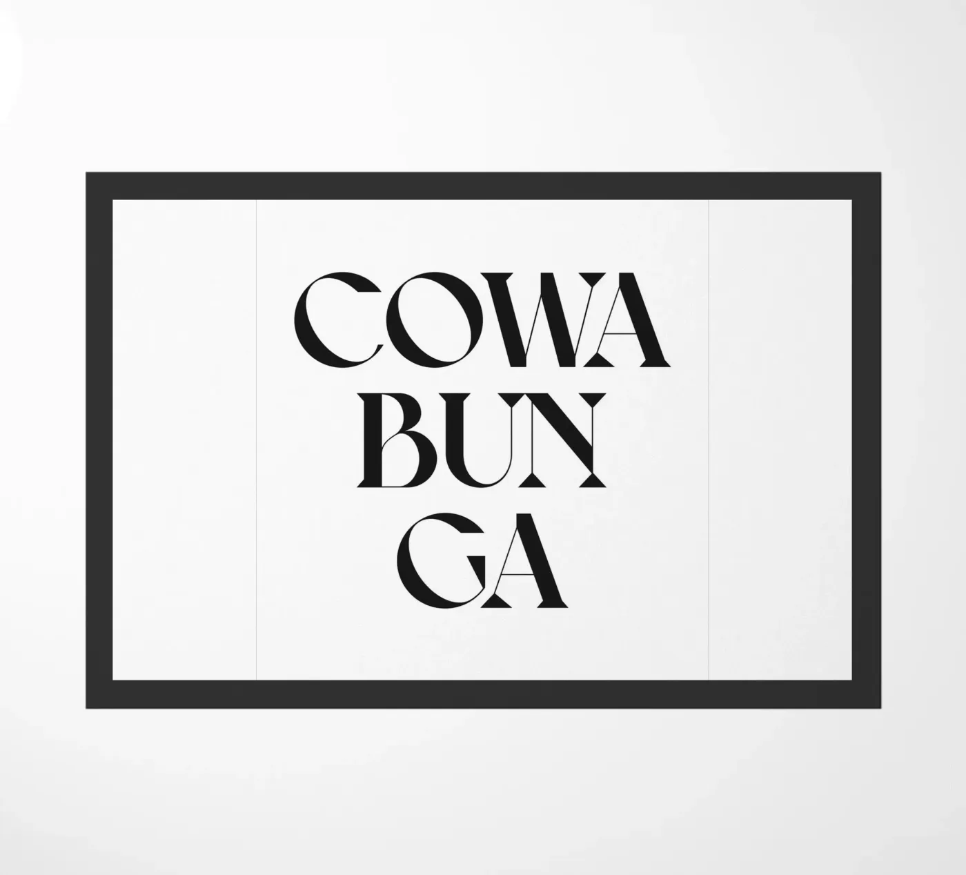 COWABUNGA deurmat van n.4