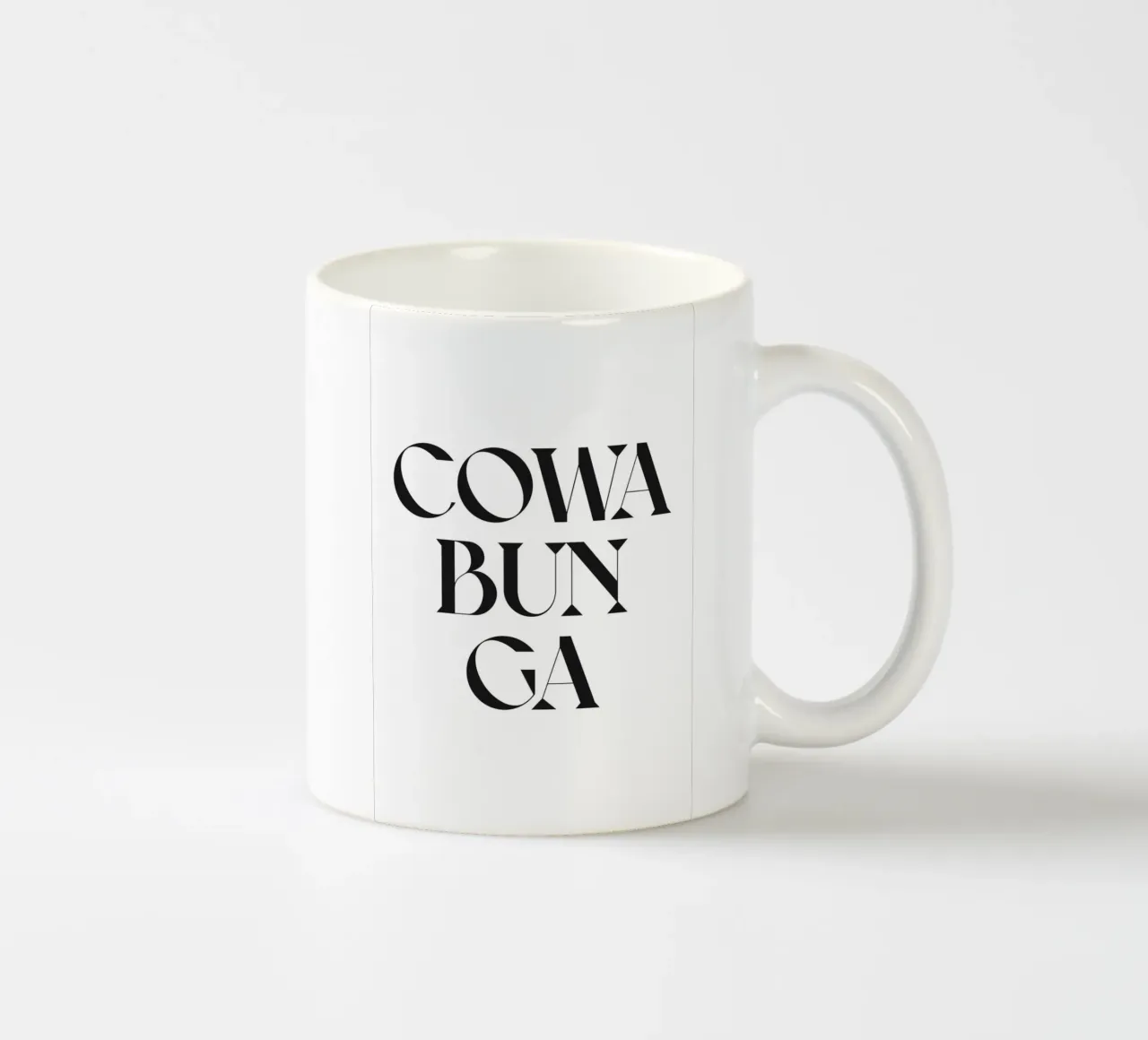 COWABUNGA tazza in ceramica da n.4