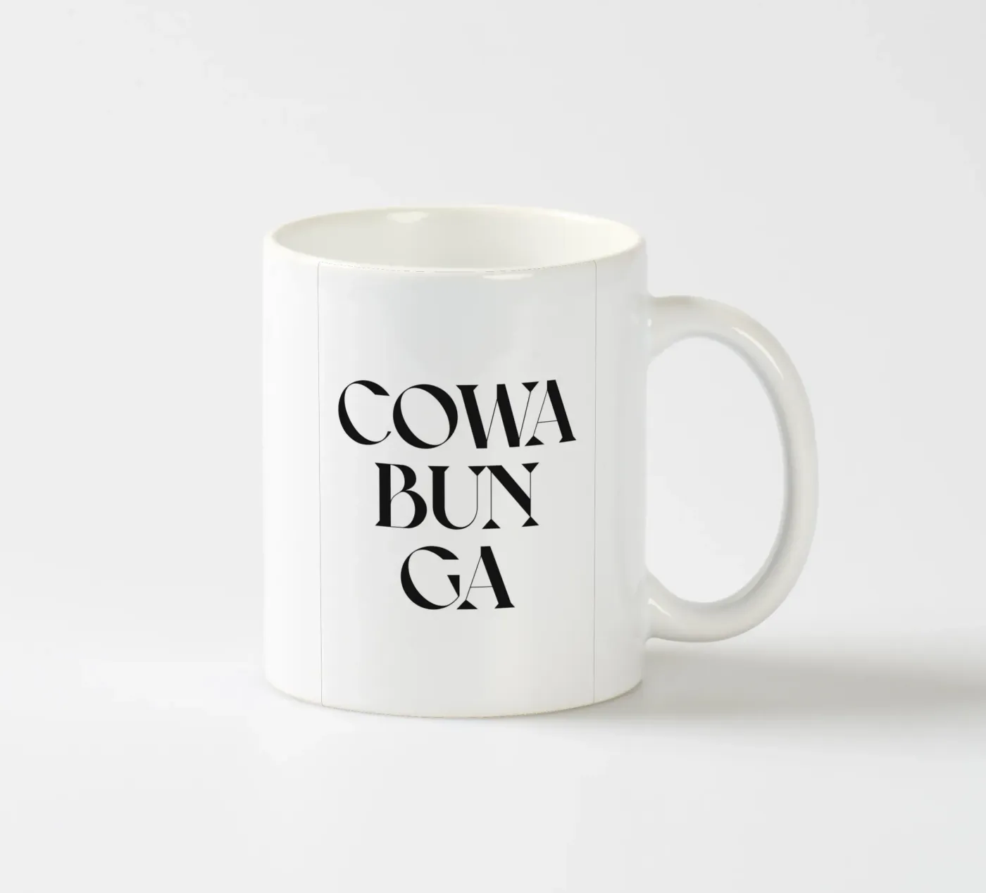 COWABUNGA ceramic mug by n.4