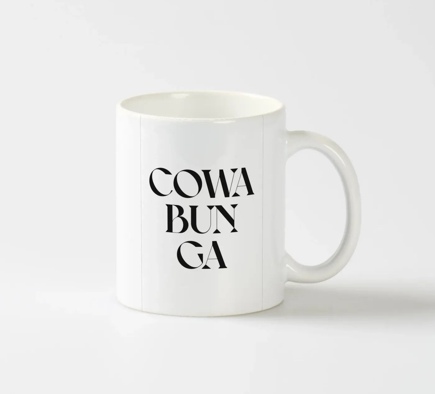 COWABUNGA ceramic mug by n.4