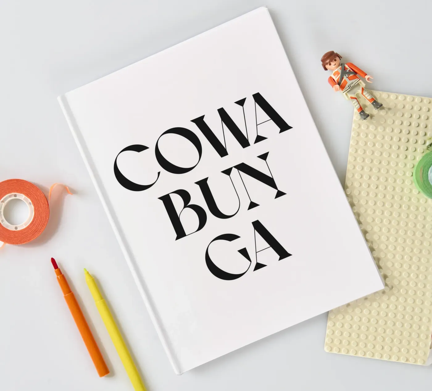 COWABUNGA notebook by n.4