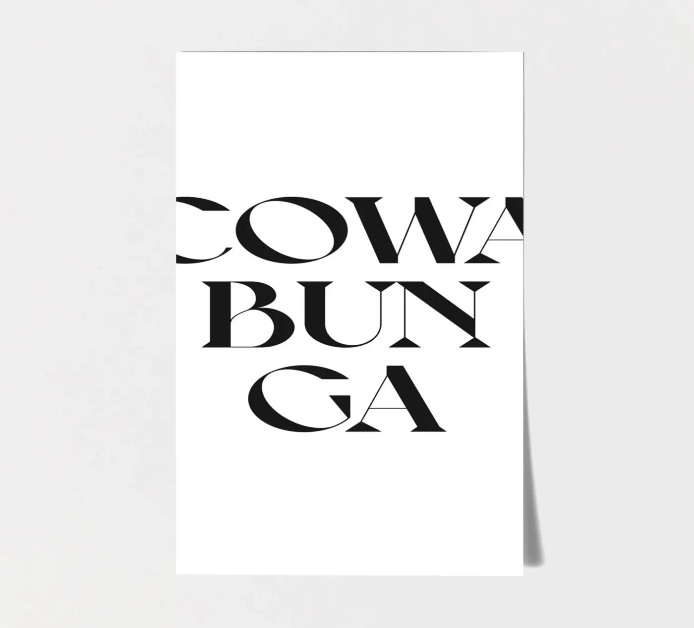 COWABUNGA sticker sheet by n.4