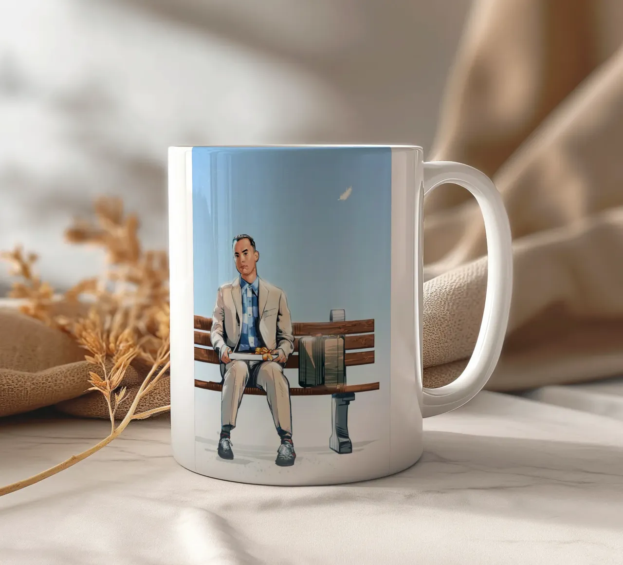 Forrest Gump tazza in ceramica da nabakumov