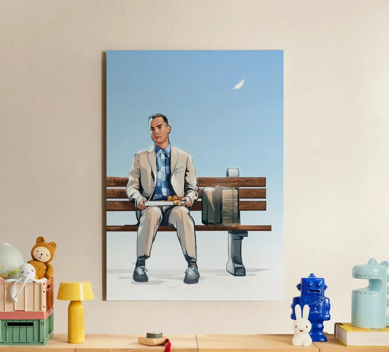 Forrest Gump alluminio dibond da nabakumov