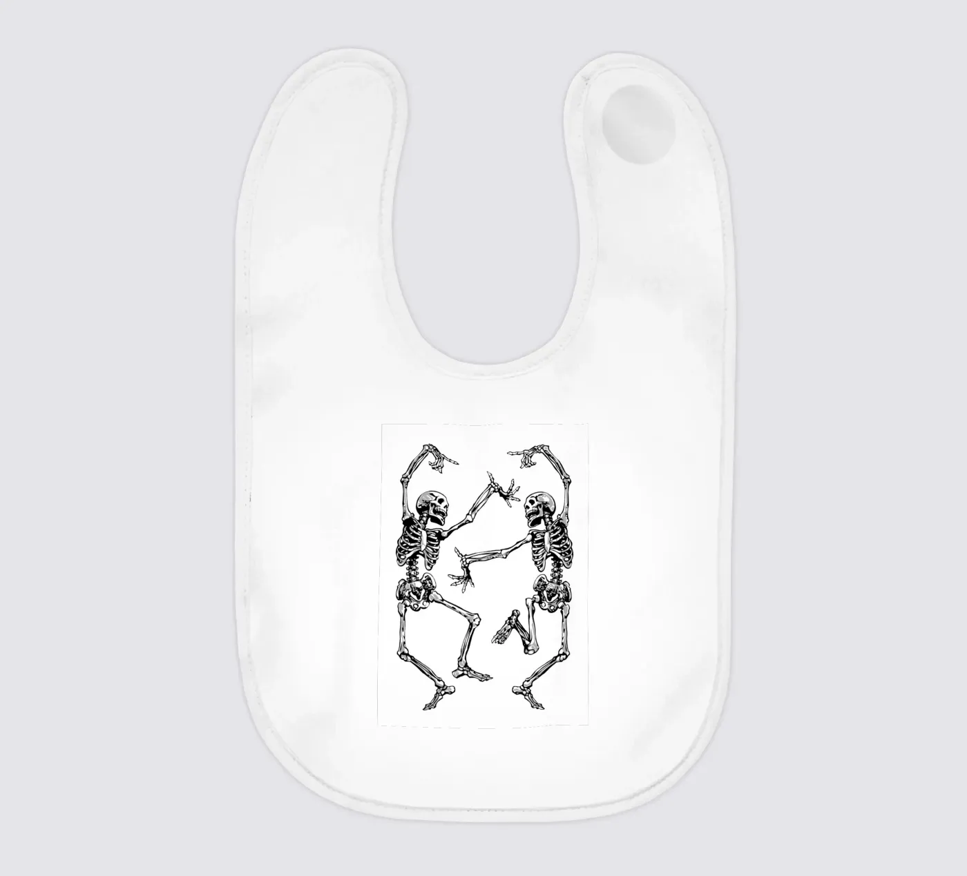 Dancing Skeletons baby bib by nabakumov