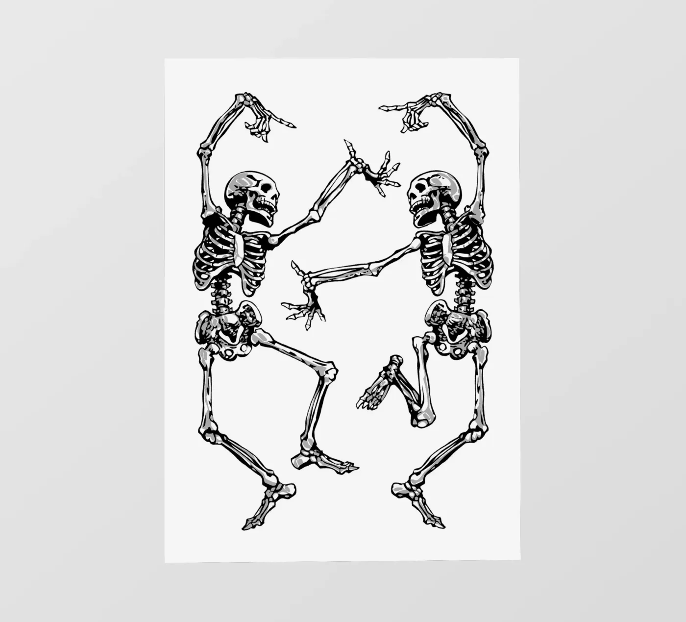 Dancing Skeletons pellicola backlit da nabakumov