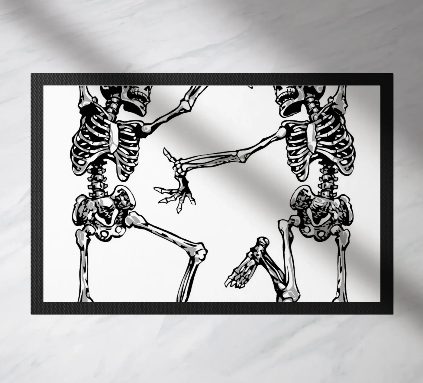 Dancing Skeletons Fußmatte von nabakumov