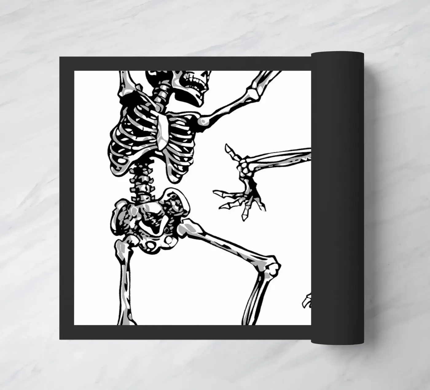 Dancing Skeletons Fußmatte von nabakumov