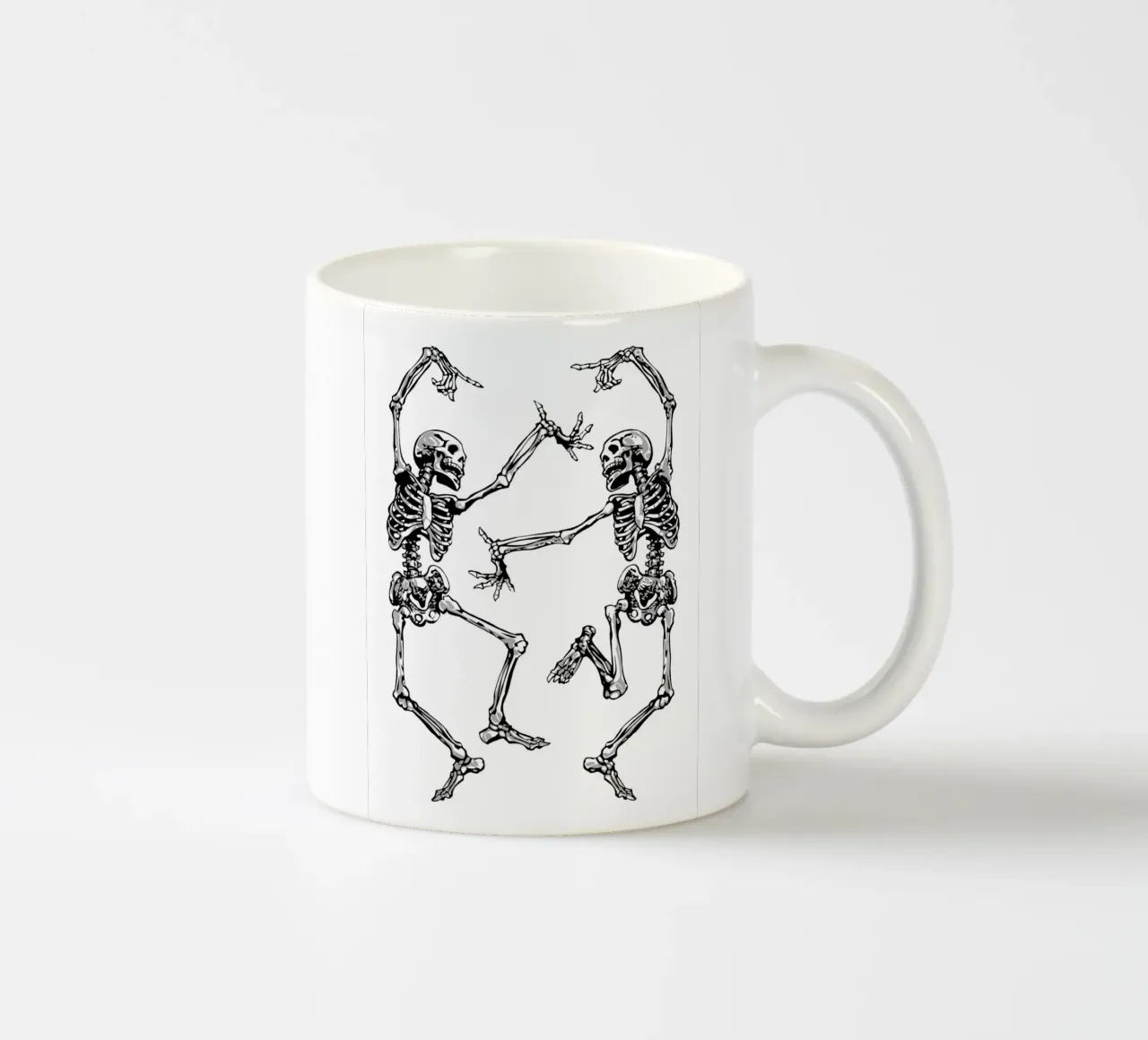 Dancing Skeletons tazza in ceramica da nabakumov