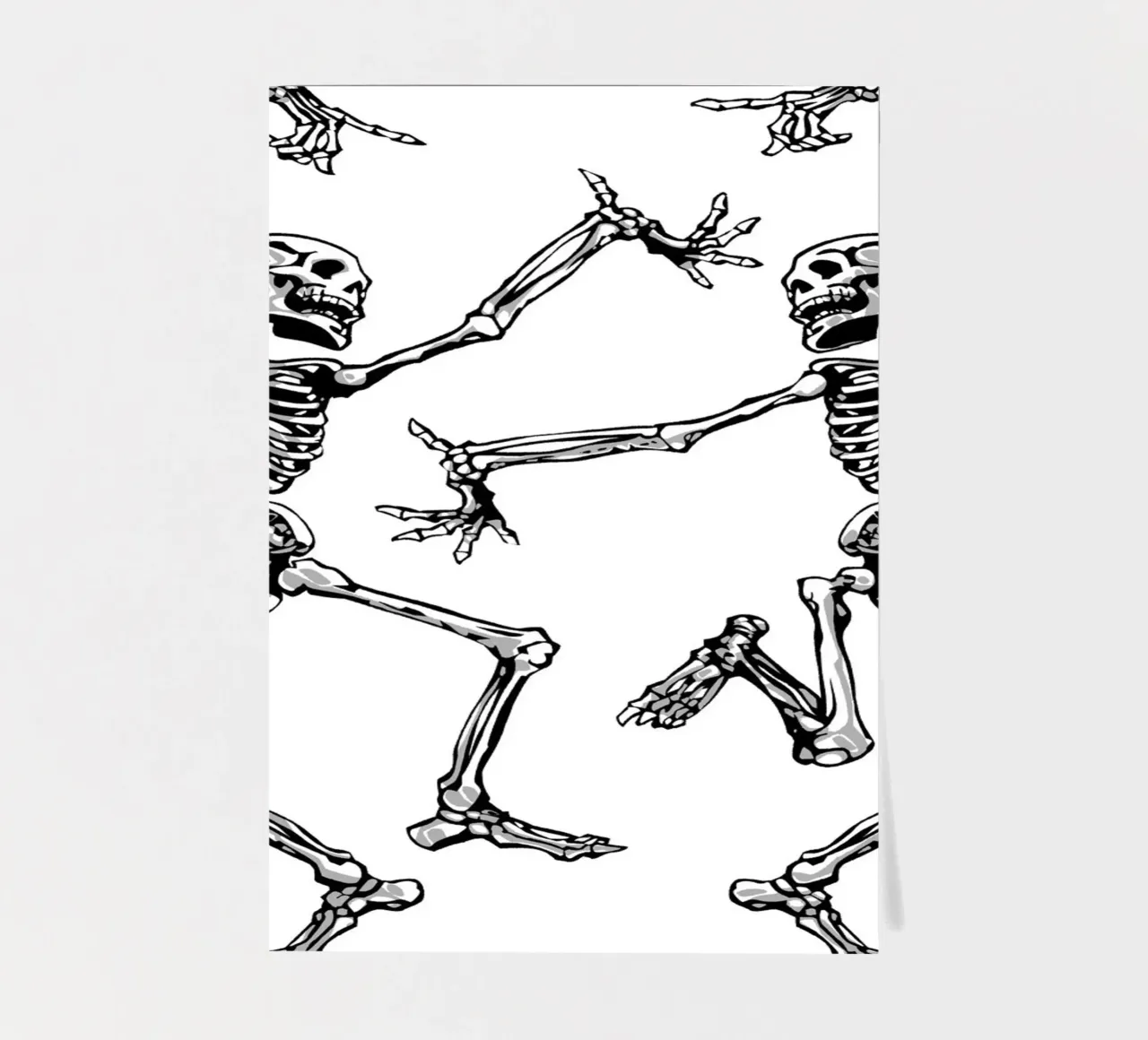 Dancing Skeletons sticker sheet by nabakumov