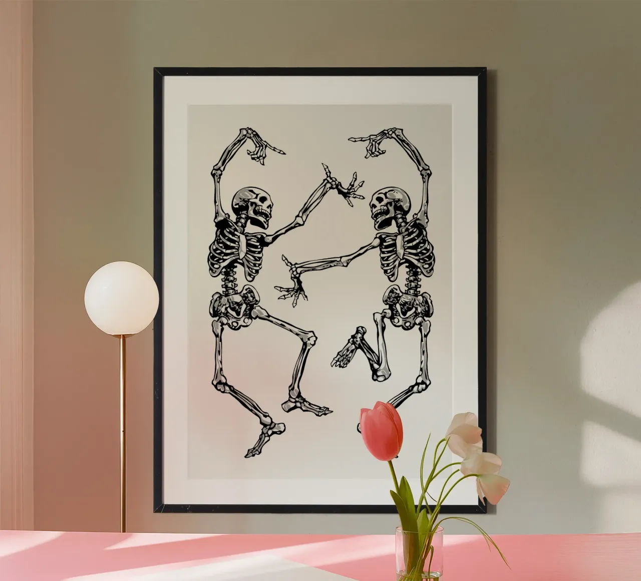 Dancing Skeletons poster da nabakumov