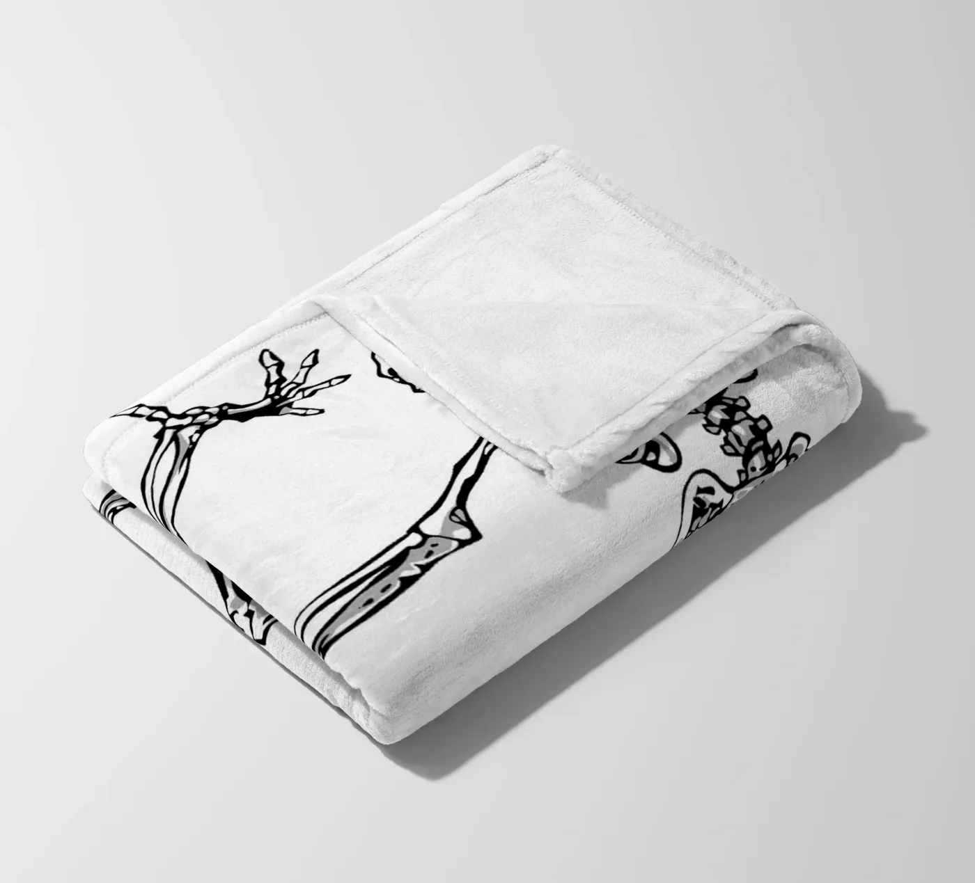 Dancing Skeletons Fleecedecke von nabakumov