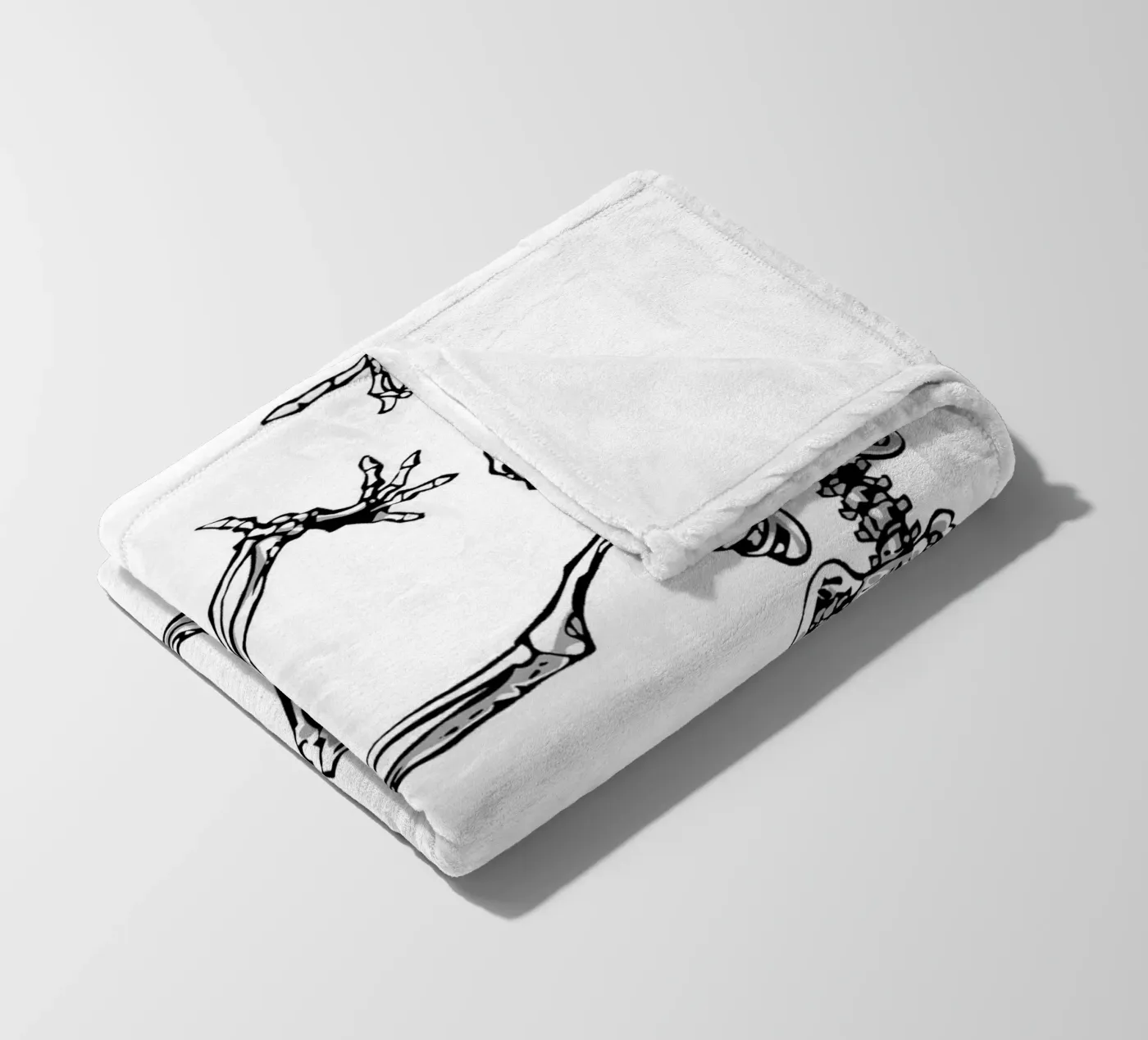 Dancing Skeletons Fleecedecke von nabakumov