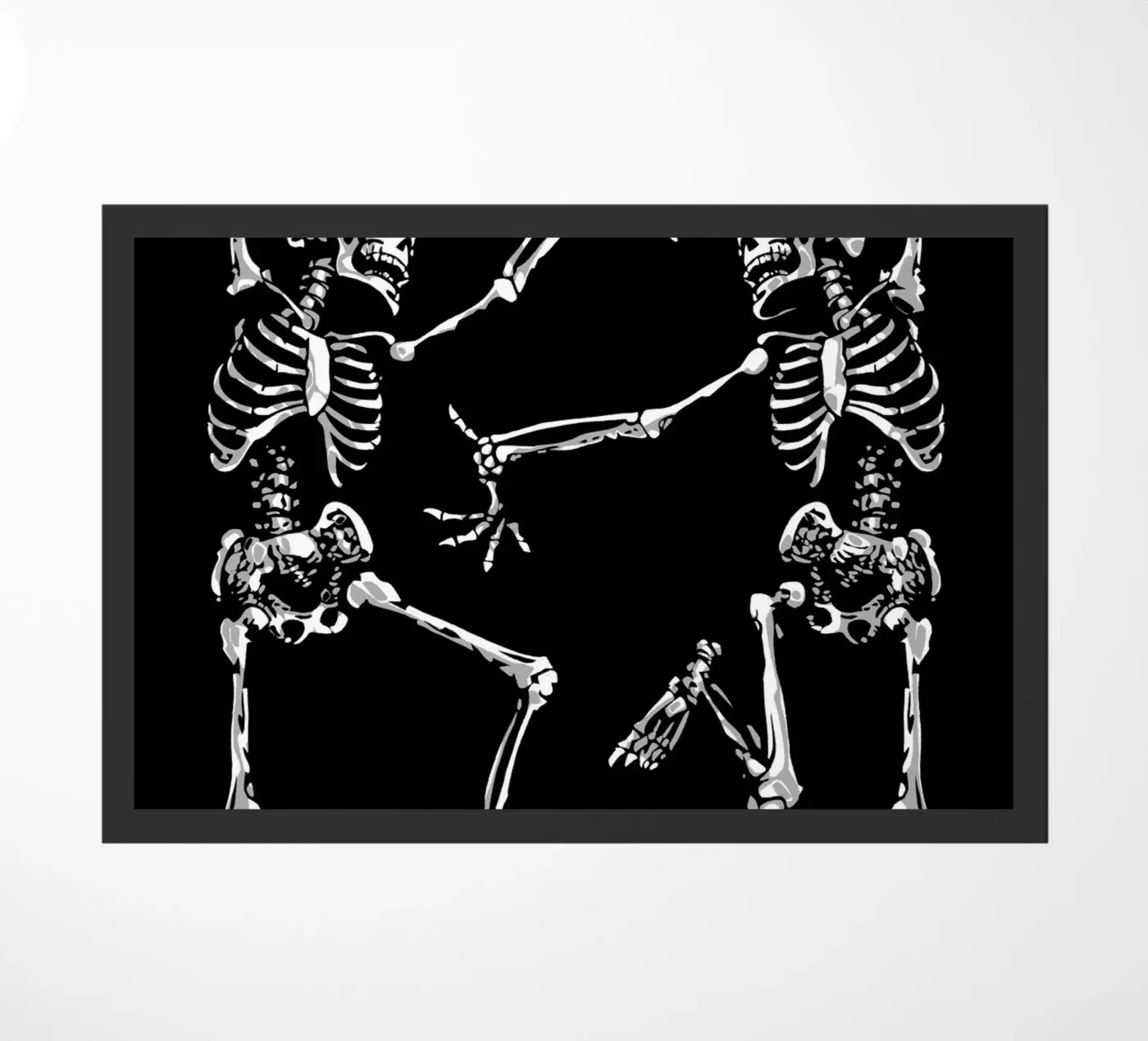 Dancing Skeletons doormat by nabakumov