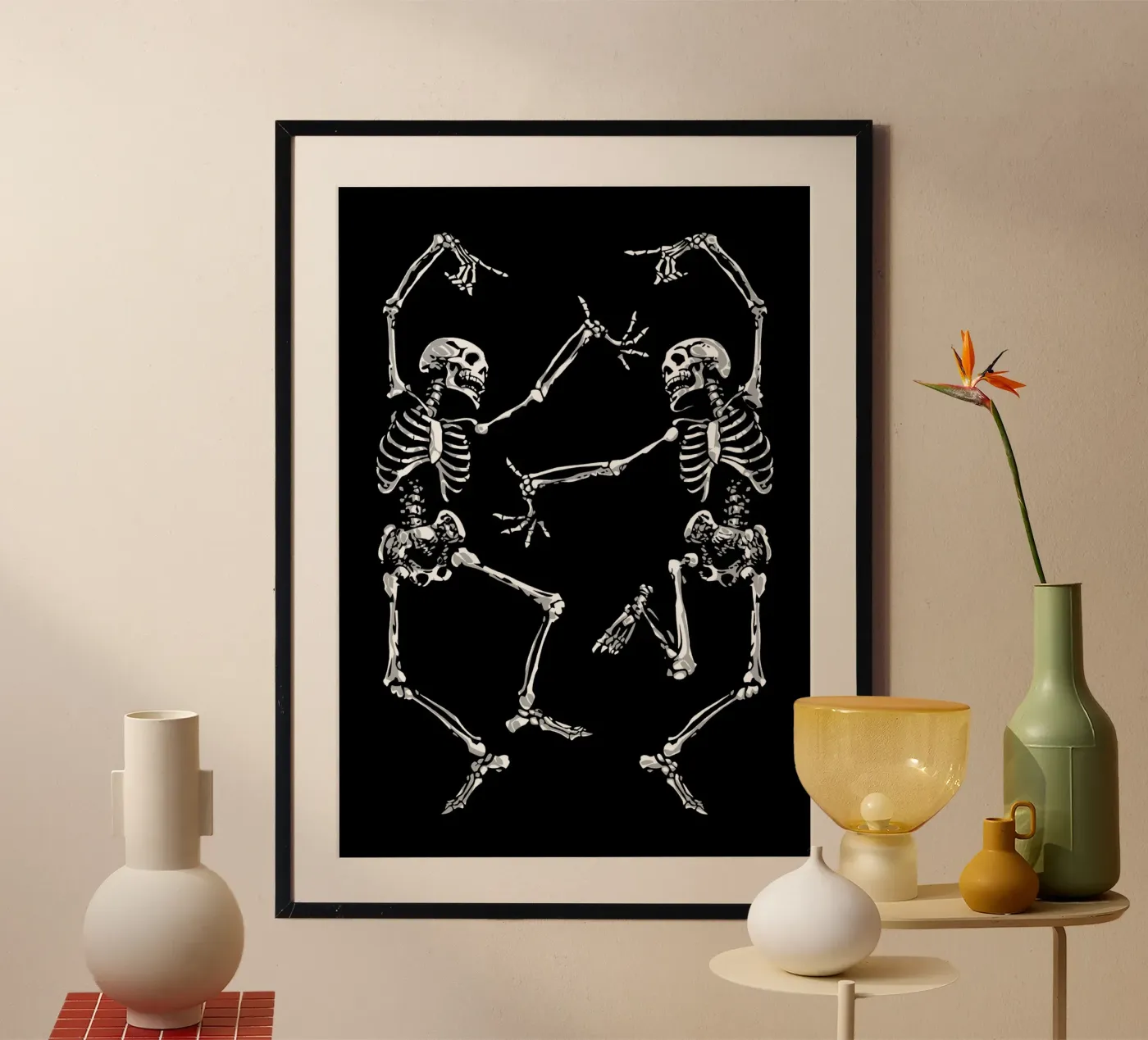 Dancing Skeletons poster van nabakumov