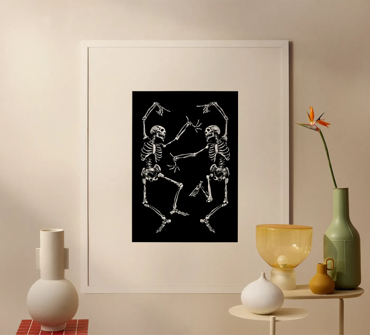 Dancing Skeletons poster van nabakumov