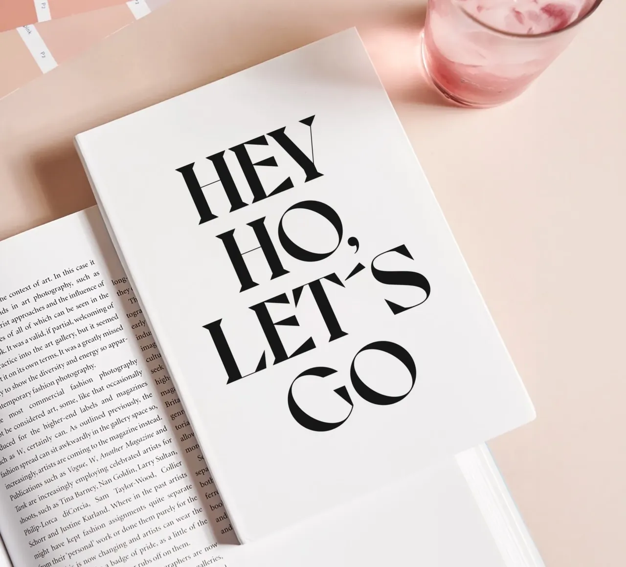 HEY HO LET´S GO notebook by n.4