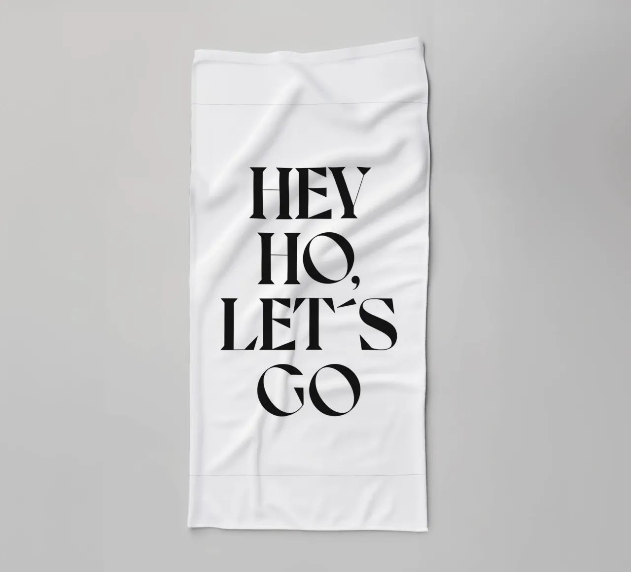 HEY HO LET´S GO towel by n.4
