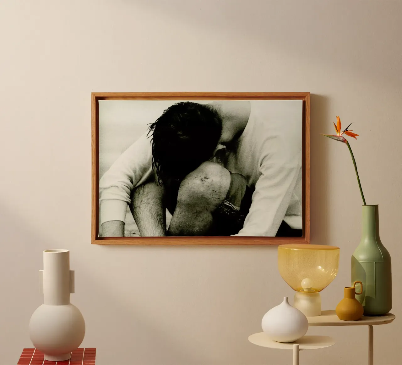 Sheepish tela con Cornice a cassetta da Sophie Etchart