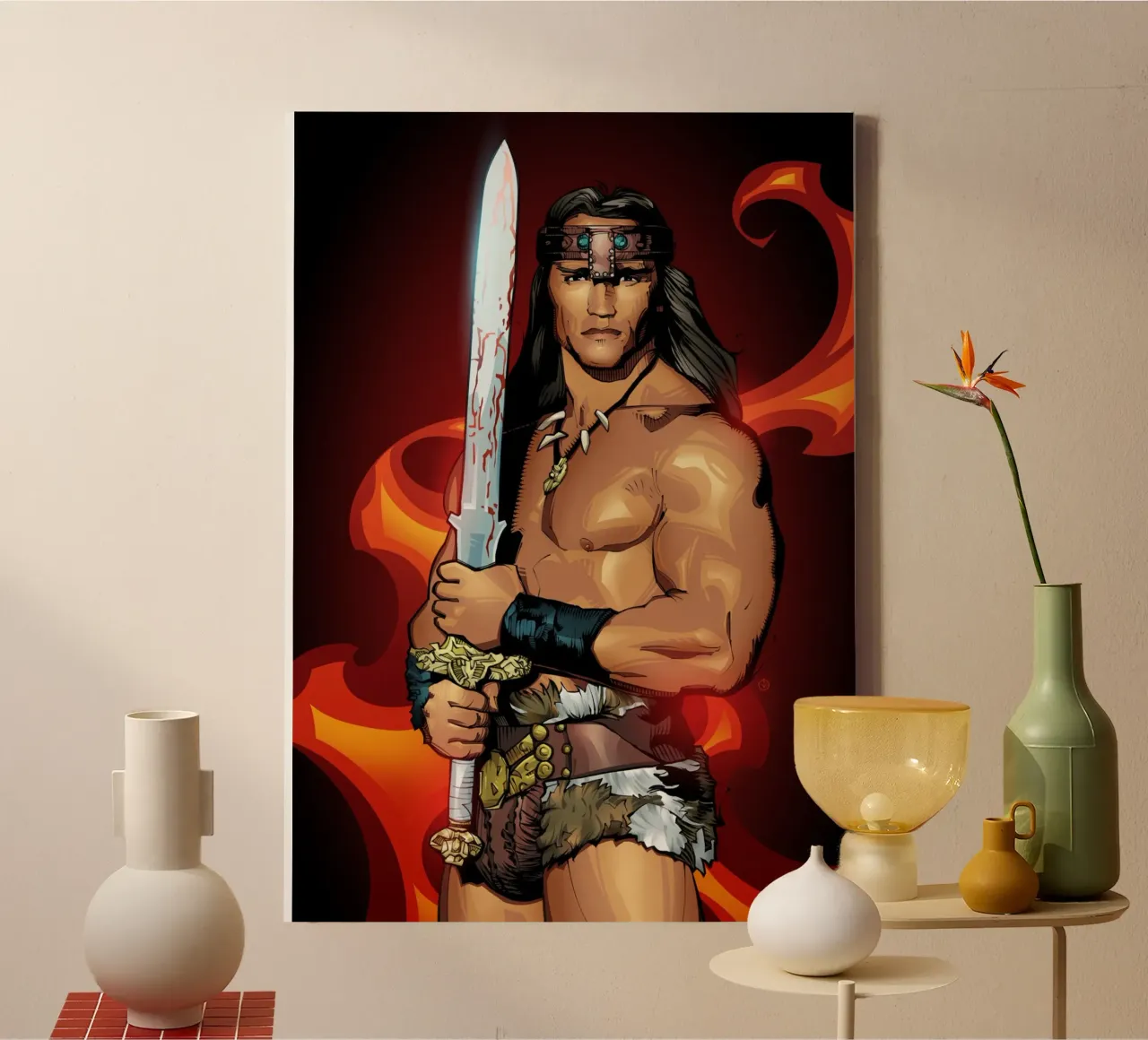 The Barbarian canvas met Baklijst van nabakumov