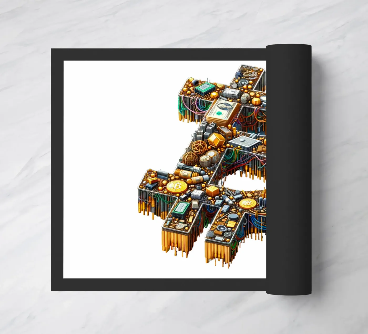 Cable Guy #1_BTC deurmat van Crypto_Jungle